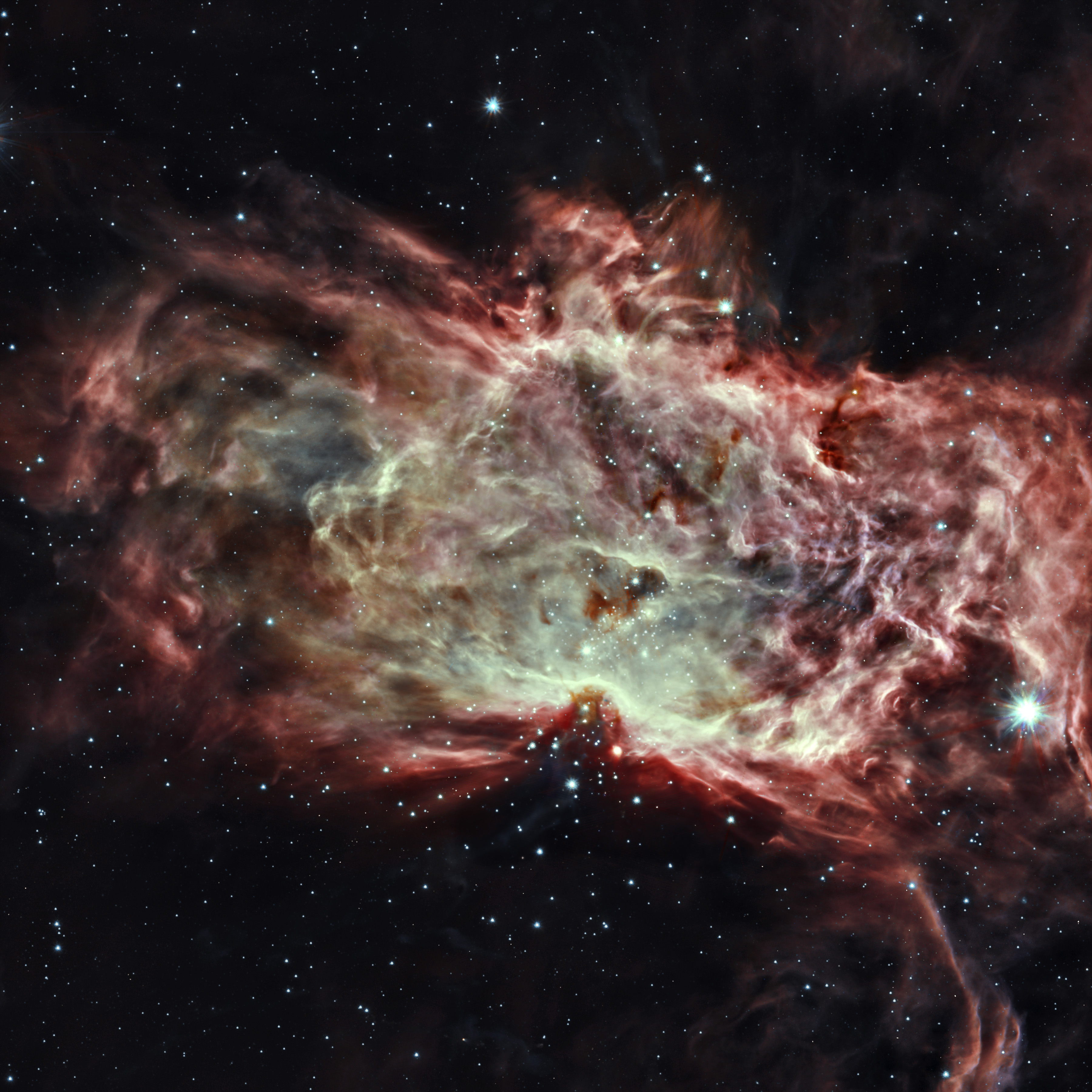 APOD: 2021 April 17 – Inside the Flame Nebula