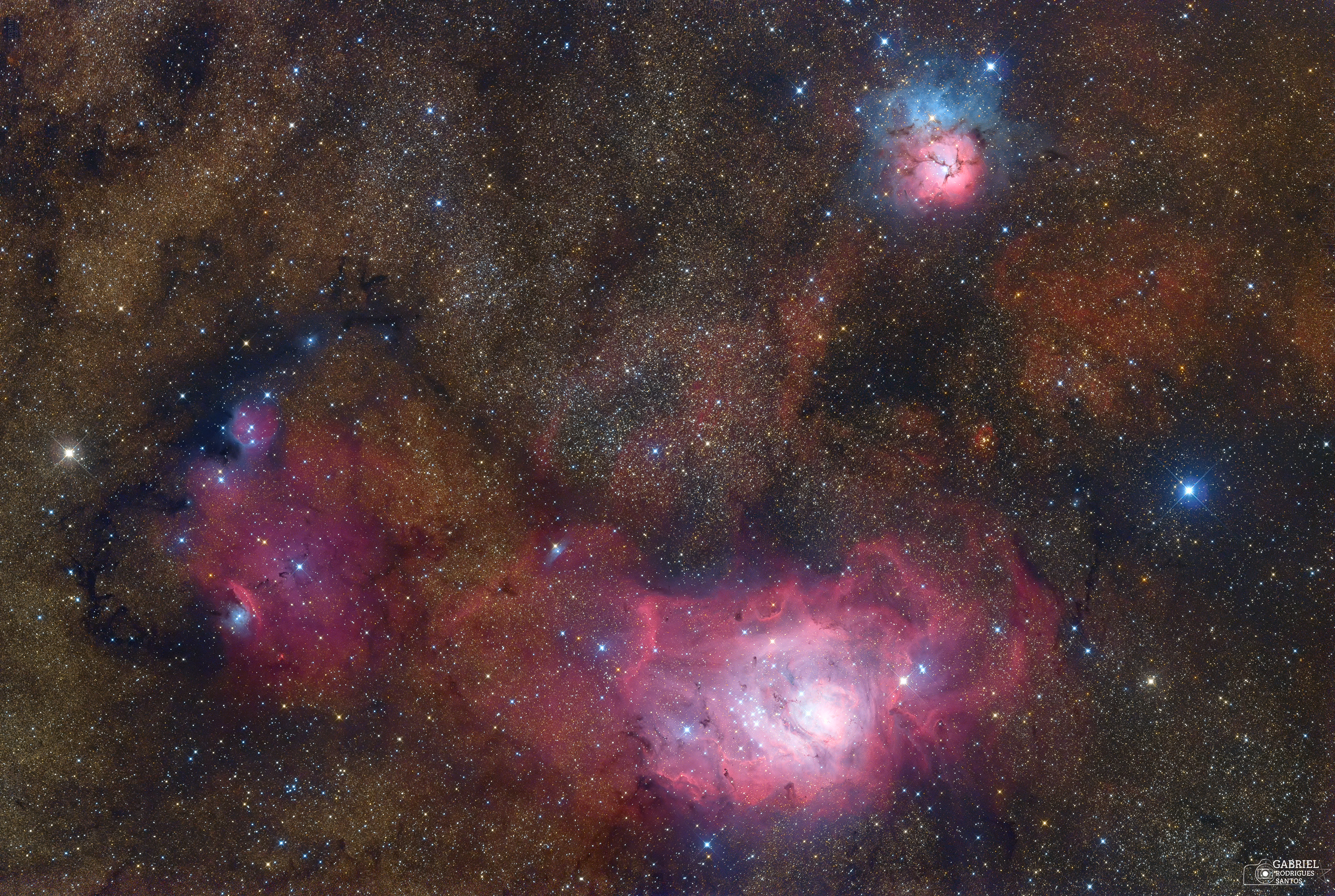 APOD: 2021 April 26 – A Sagittarius Triplet