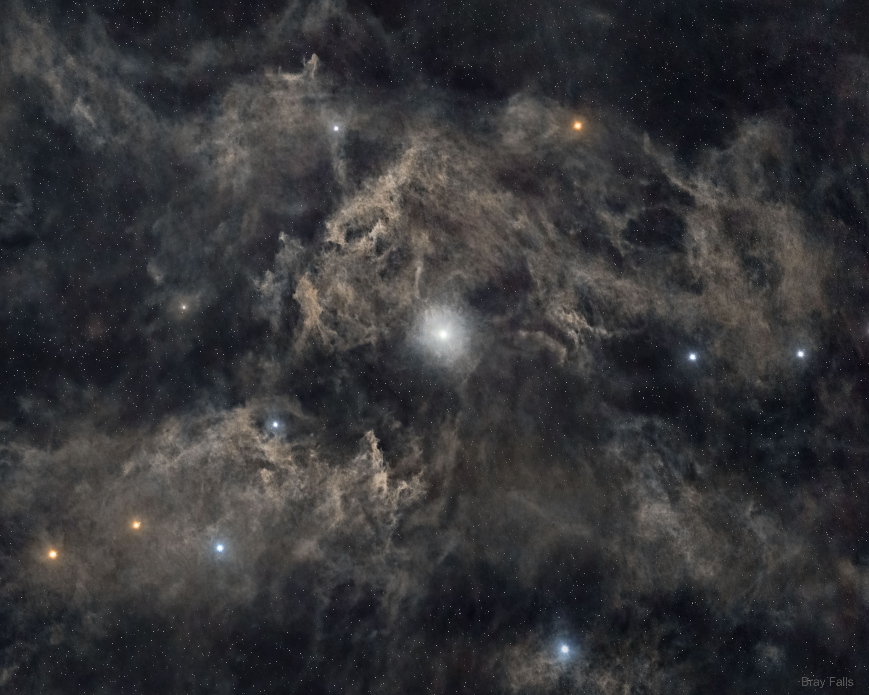 APOD: 2021 April 28 – North Star: Polaris and Surrounding Dust