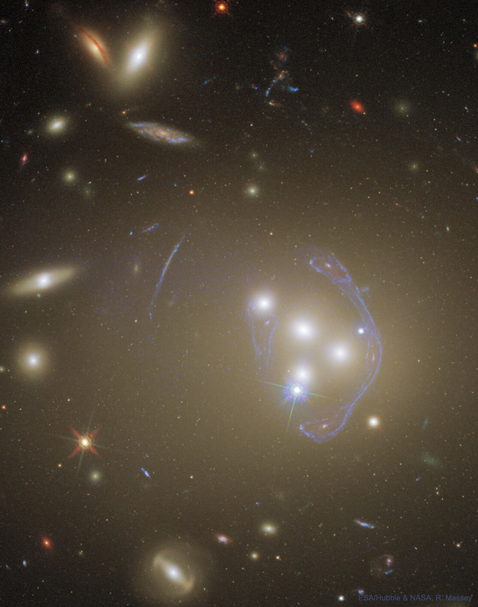 APOD: 2021 August 23 – Abell 3827: Cannibal Cluster Gravitational Lens