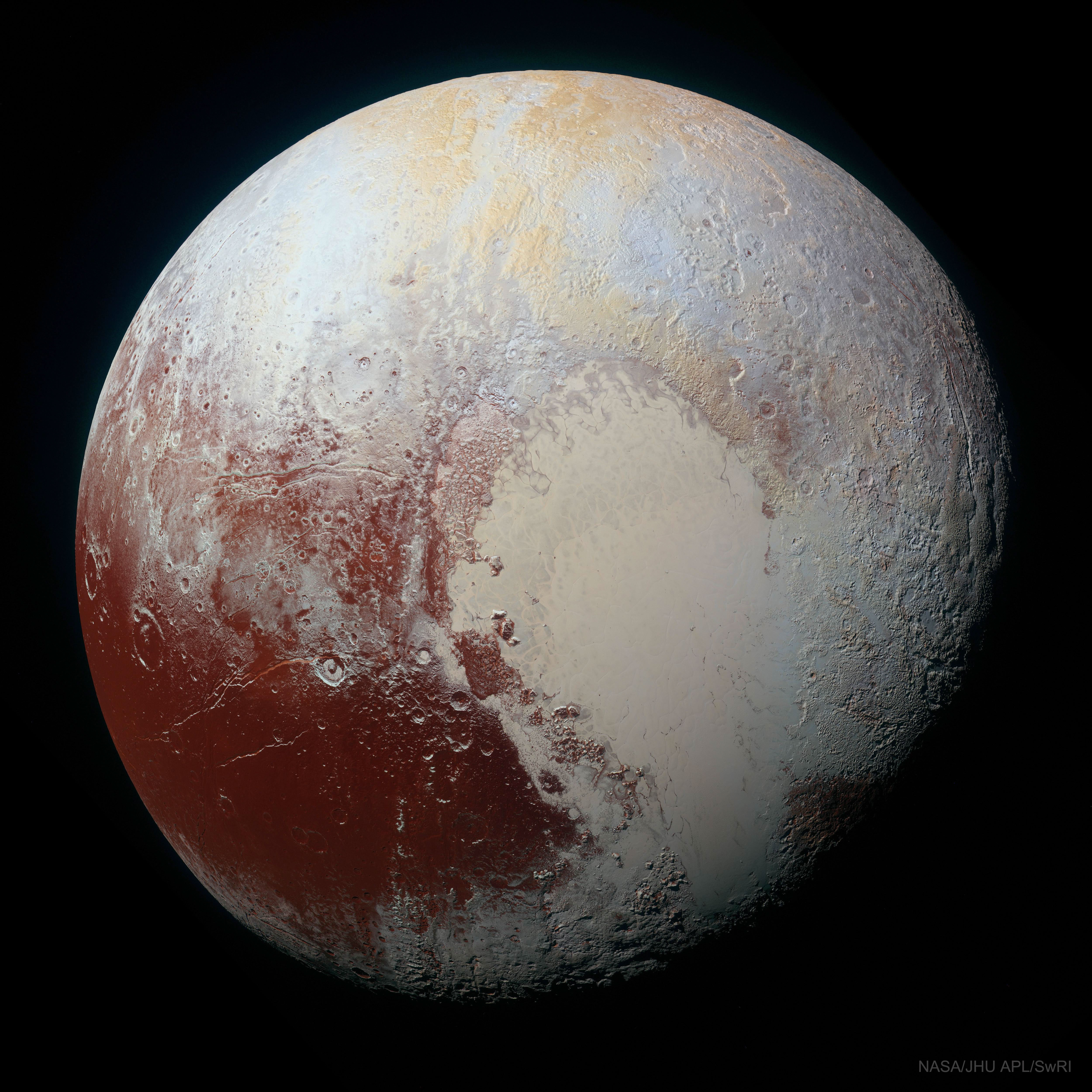 APOD: 2021 August 1 – Pluto in Enhanced Color