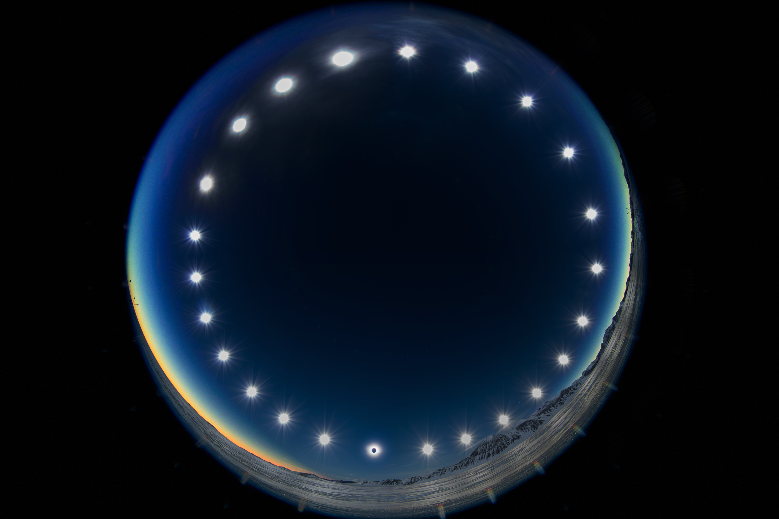 APOD: 2021 December 10 – Eclipse on a Polar Day