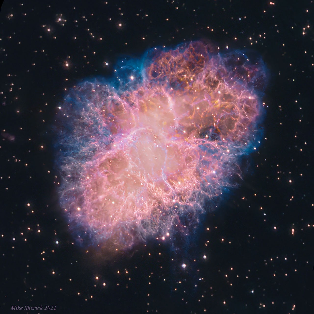 M1: The Crab Nebula — APOD for 2021-12-24
