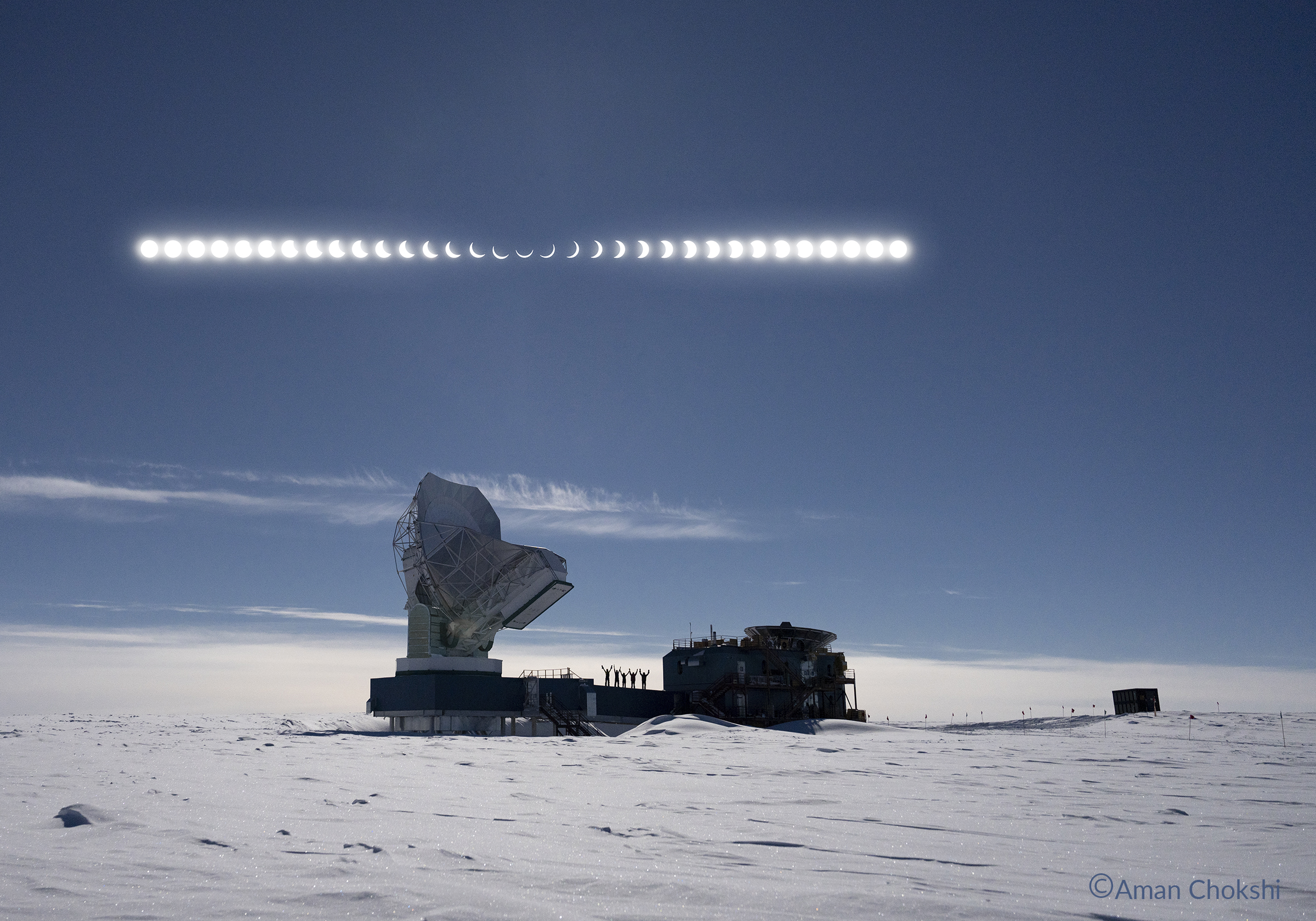 APOD: 2021 December 11 – Postcard from the South Pole
