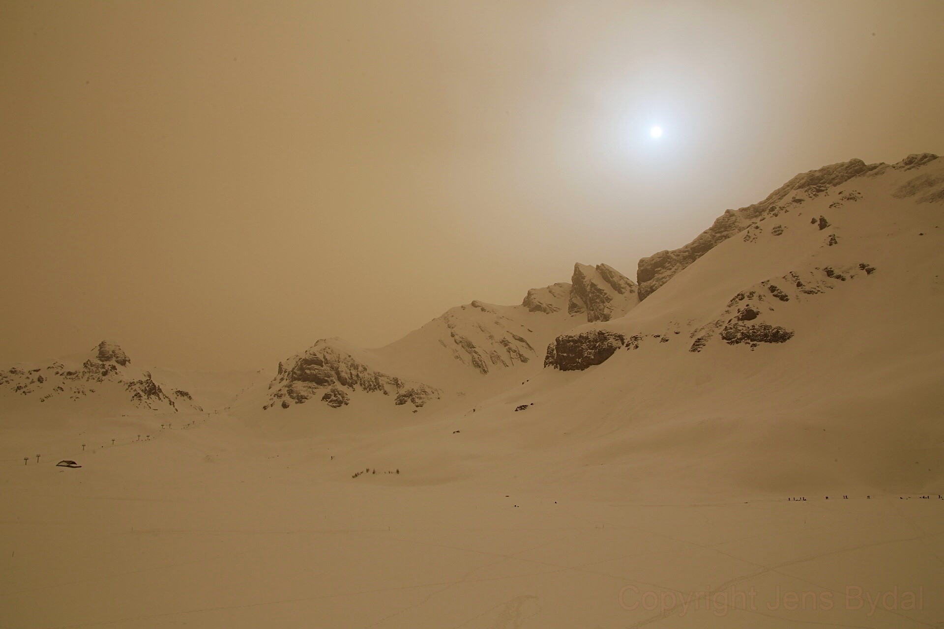 APOD: 2021 February 18 – Swiss Alps, Martian Sky