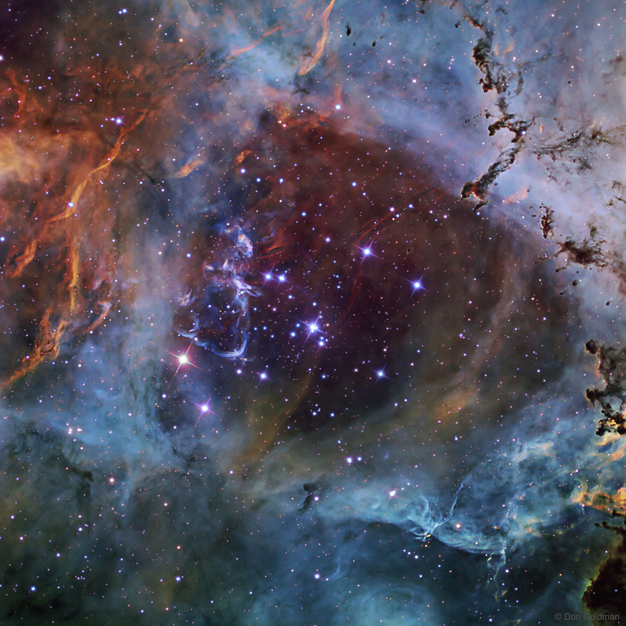 APOD: 2021 February 21 – NGC 2244: A Star Cluster in the Rosette Nebula