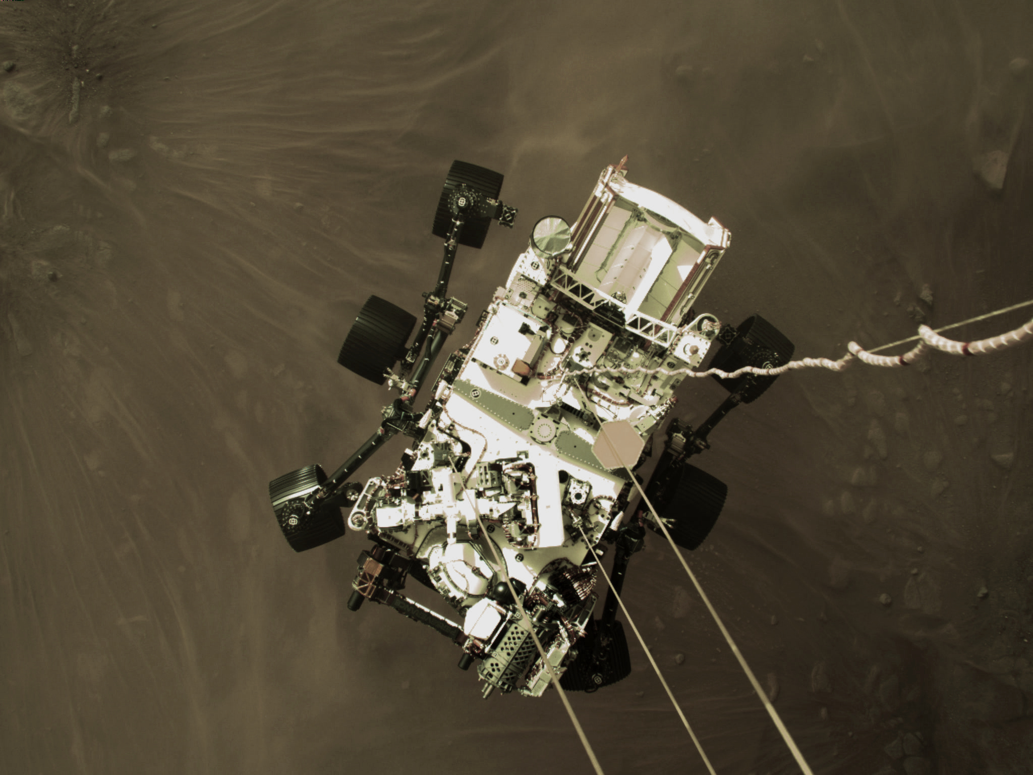 APOD: 2021 February 20 – Perseverance: How to Land on Mars