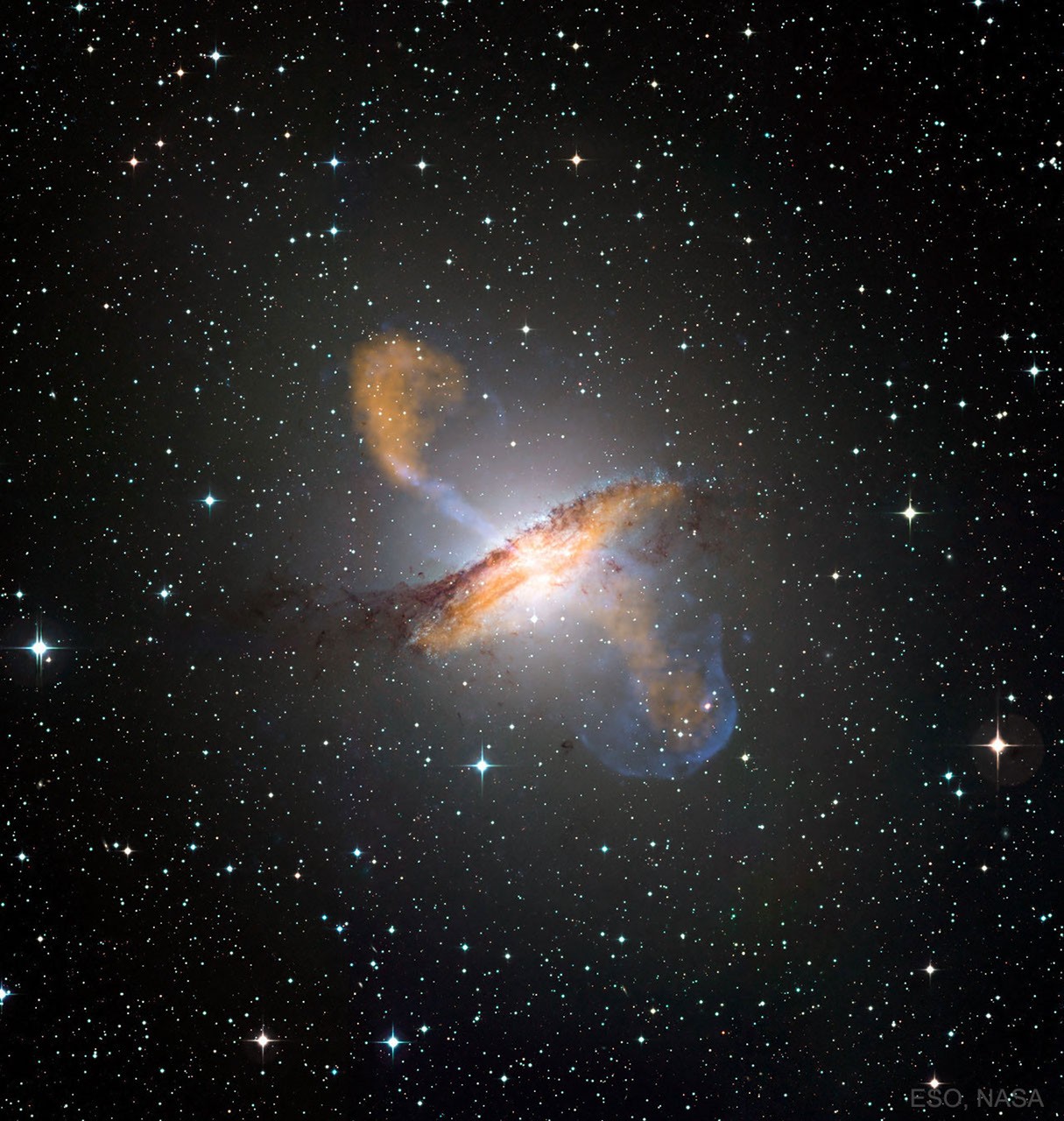 Jets from Unusual Galaxy Centaurus A — APOD for 2021-01-17