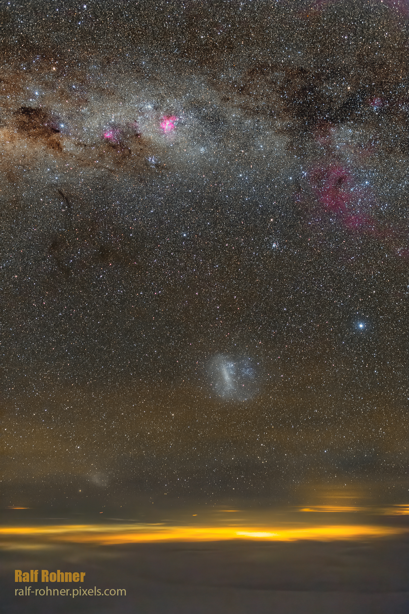 APOD: 2021 January 30 – Southern Sky at 38,000 Feet