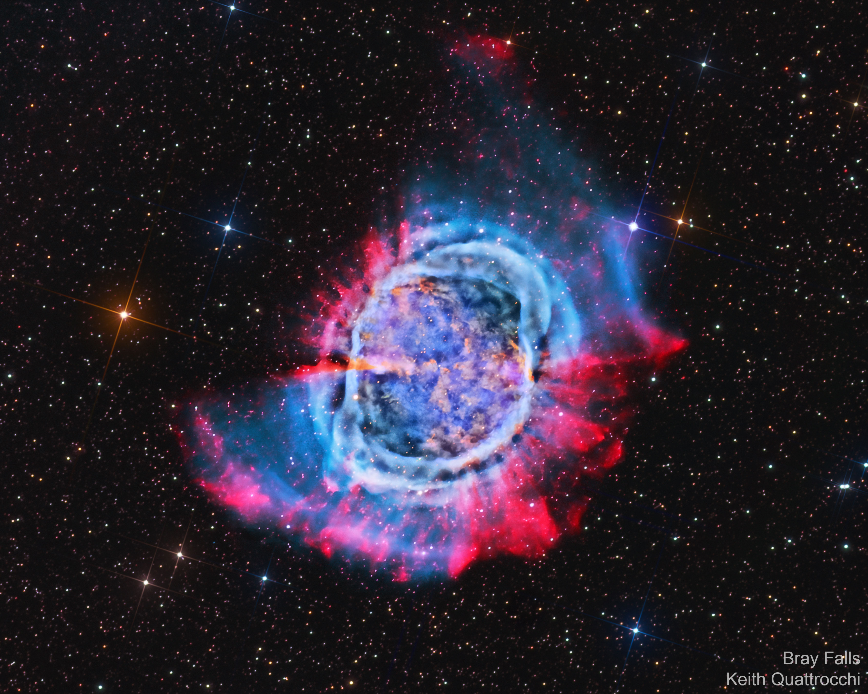 APOD: 2021 July 12 – M27: The Dumbbell Nebula