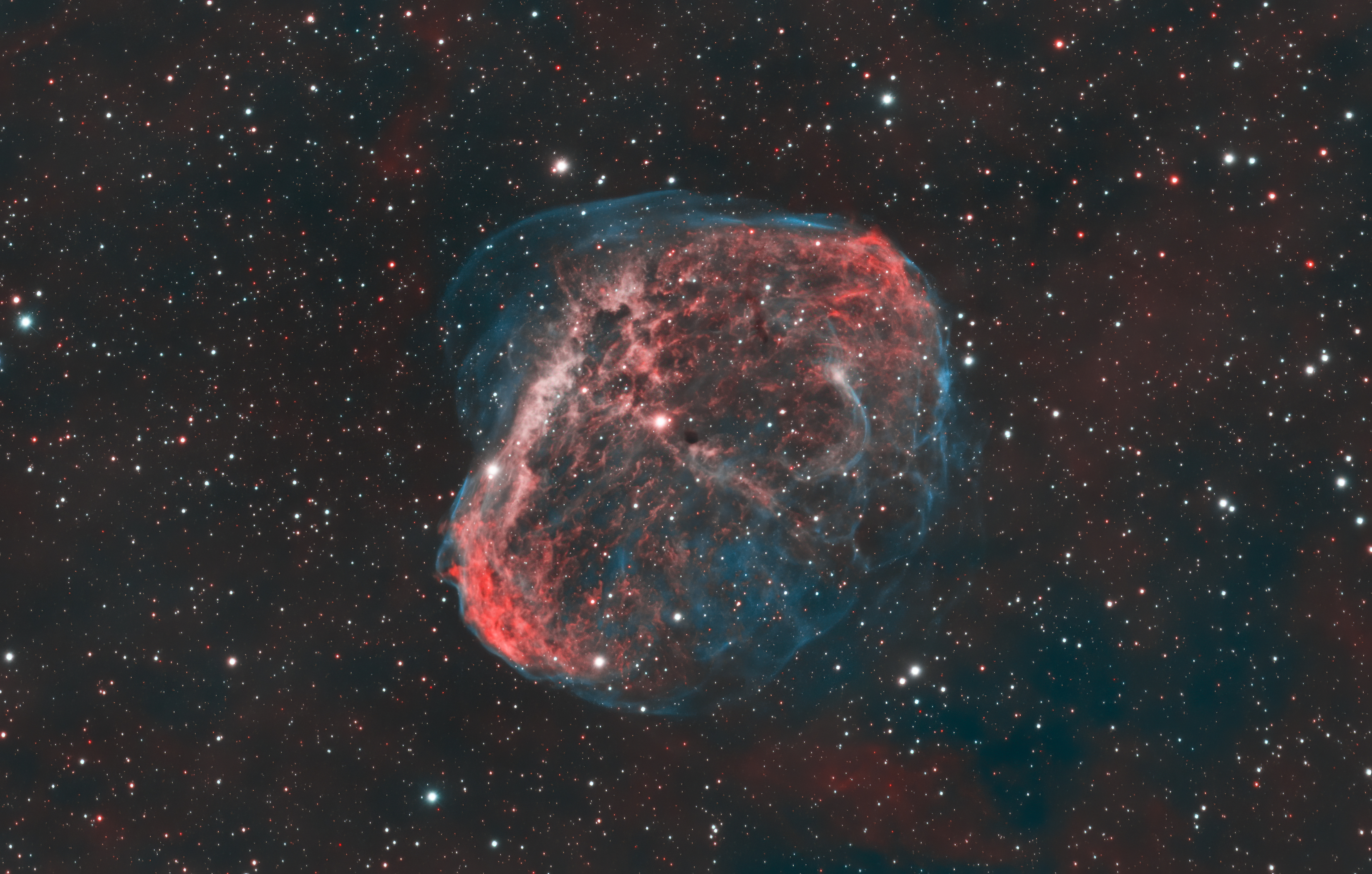 APOD: 2021 June 17 – NGC 6888: The Crescent Nebula