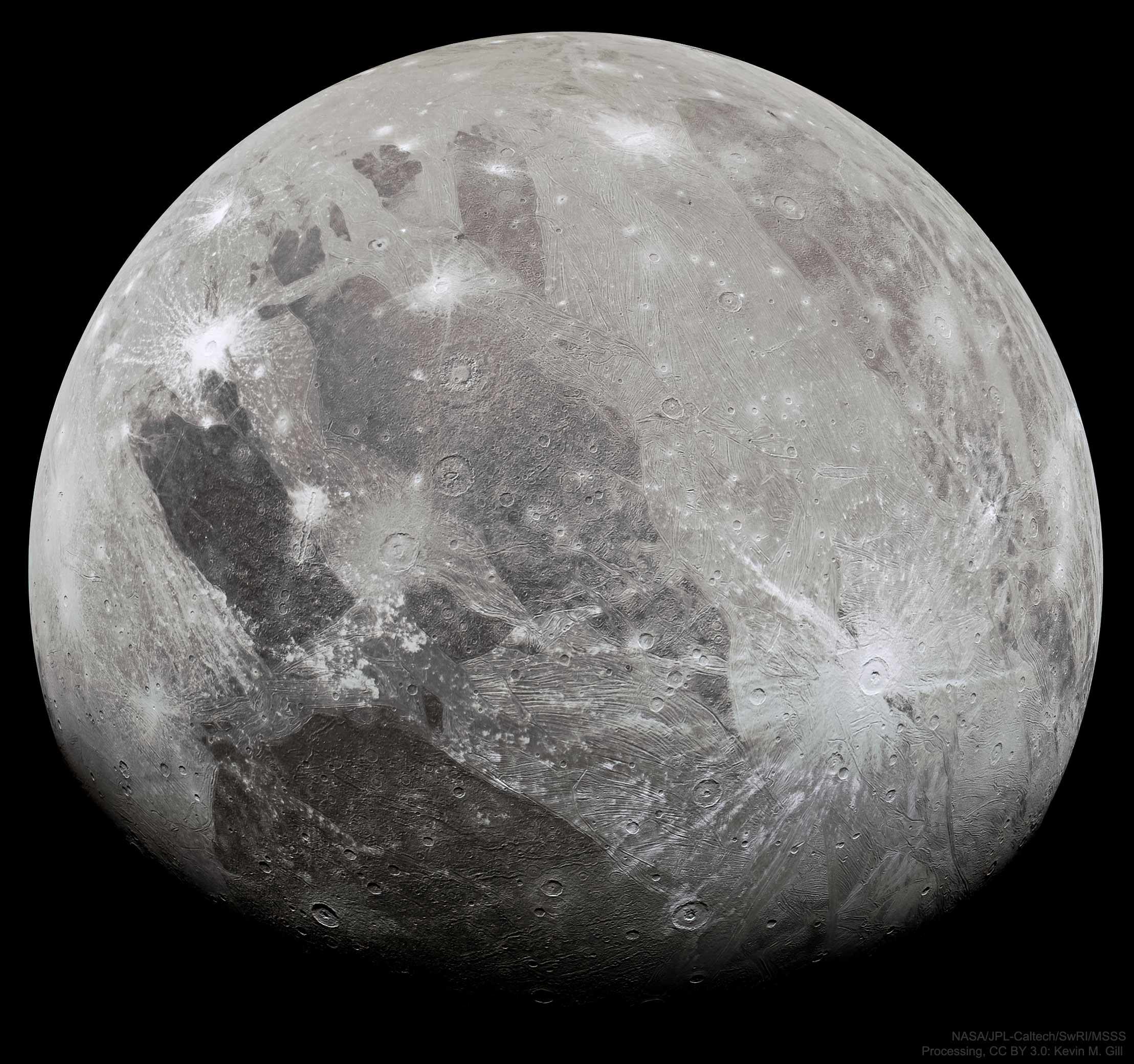 APOD: 2021 June 14 – Ganymede from Juno