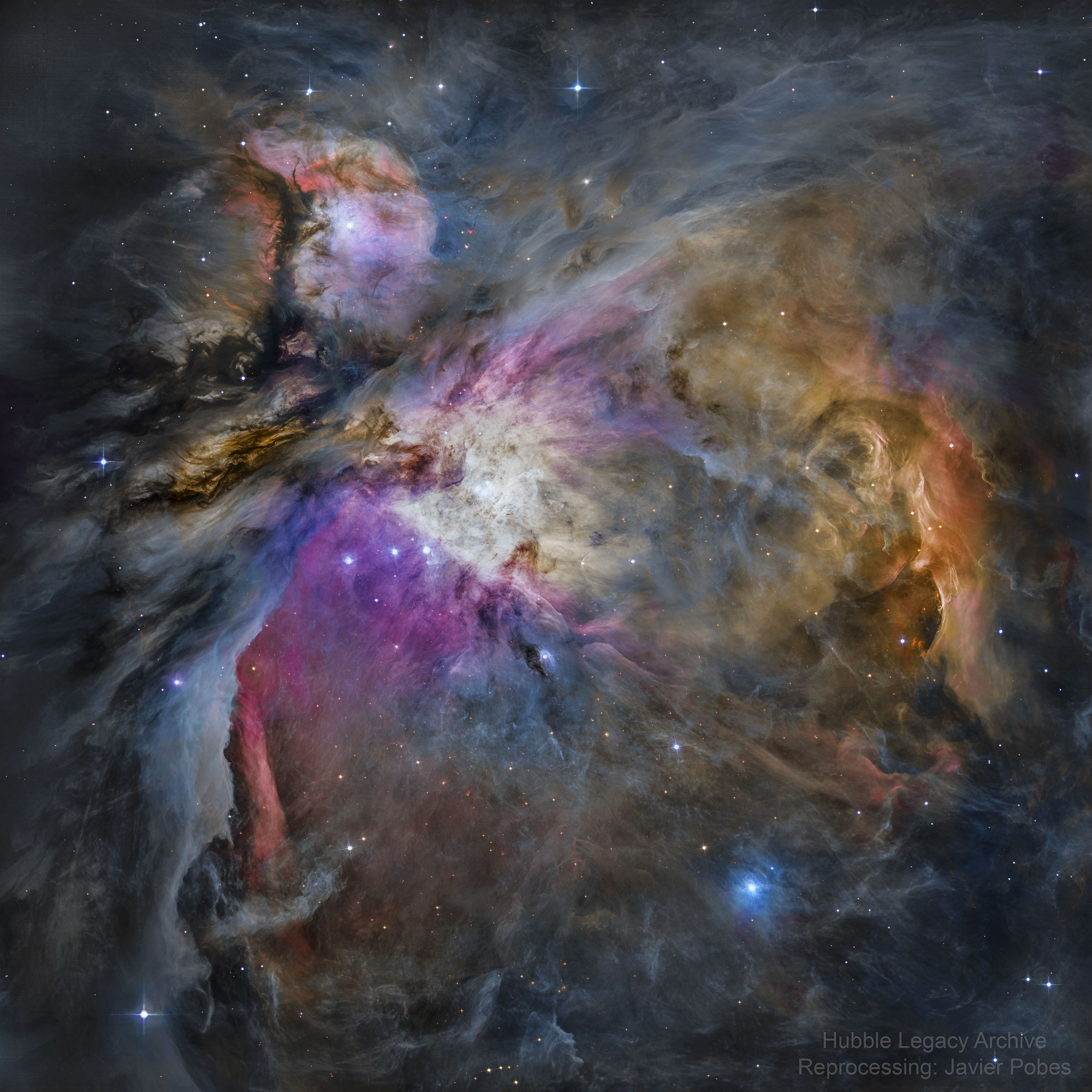 APOD: 2021 June 29 – Orion Nebula: The Hubble View
