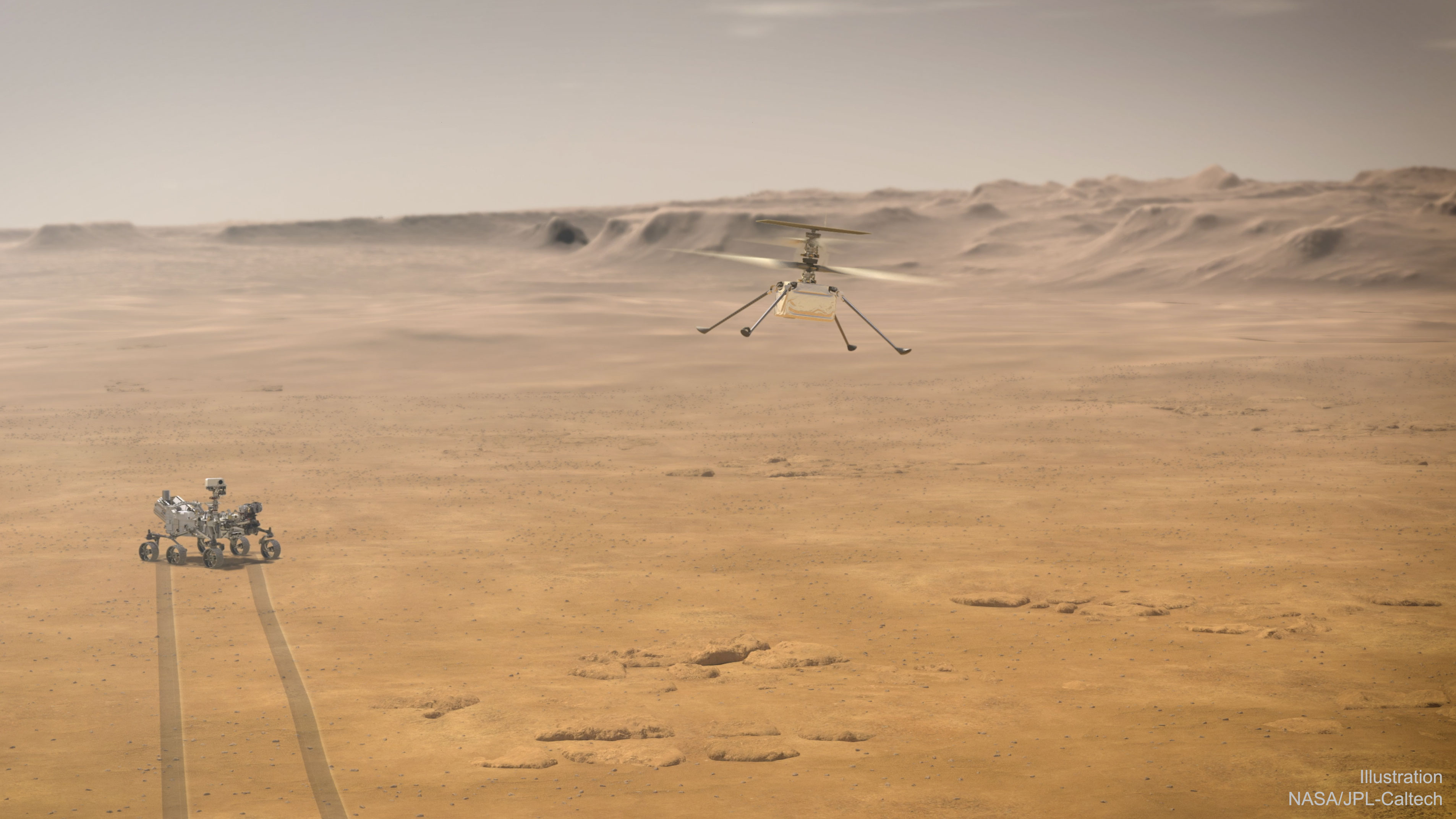 APOD: 2021 March 2 – Ingenuity: A Mini Helicopter Now on Mars