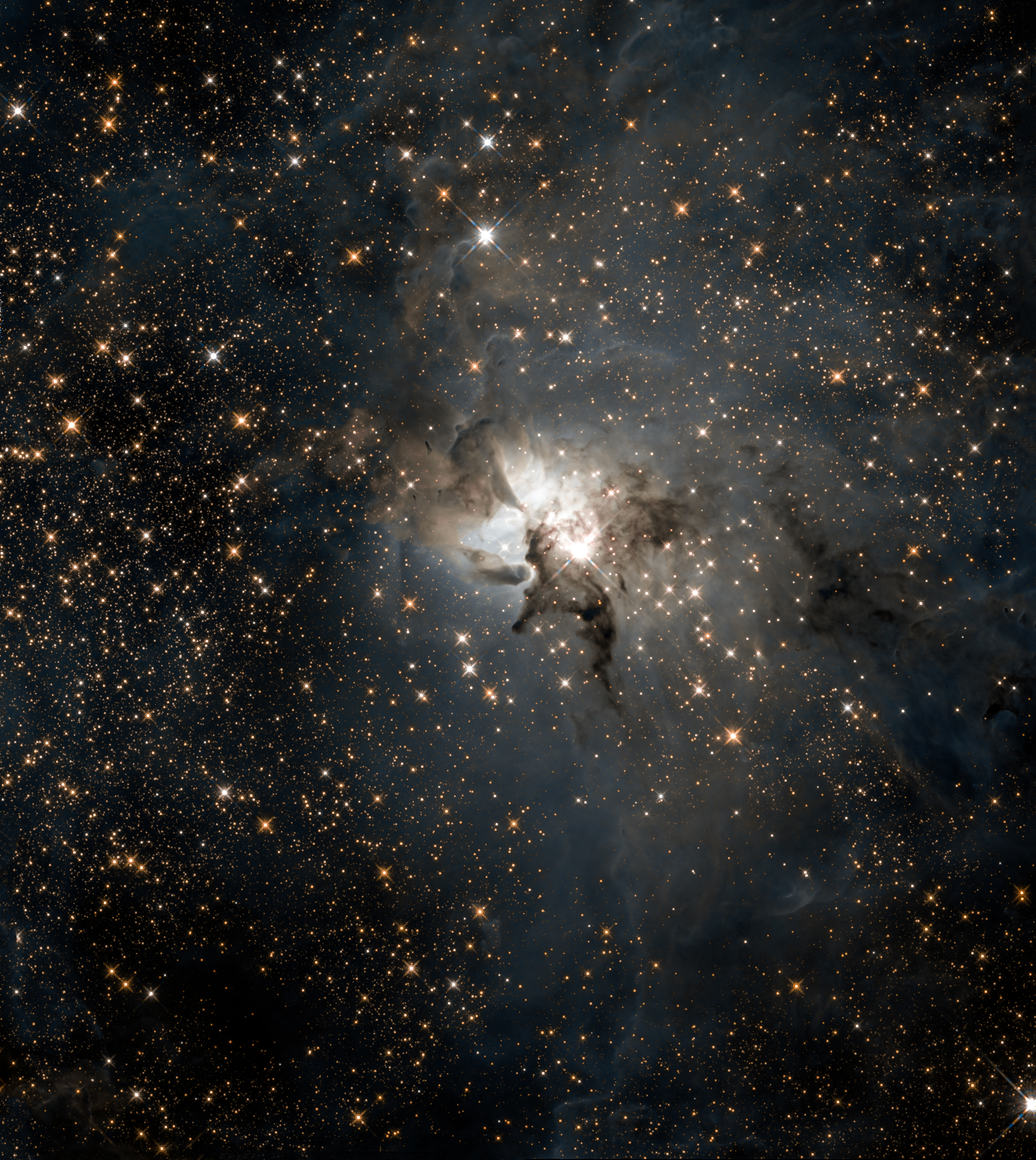 APOD: 2021 March 19 – Central Lagoon in Infrared