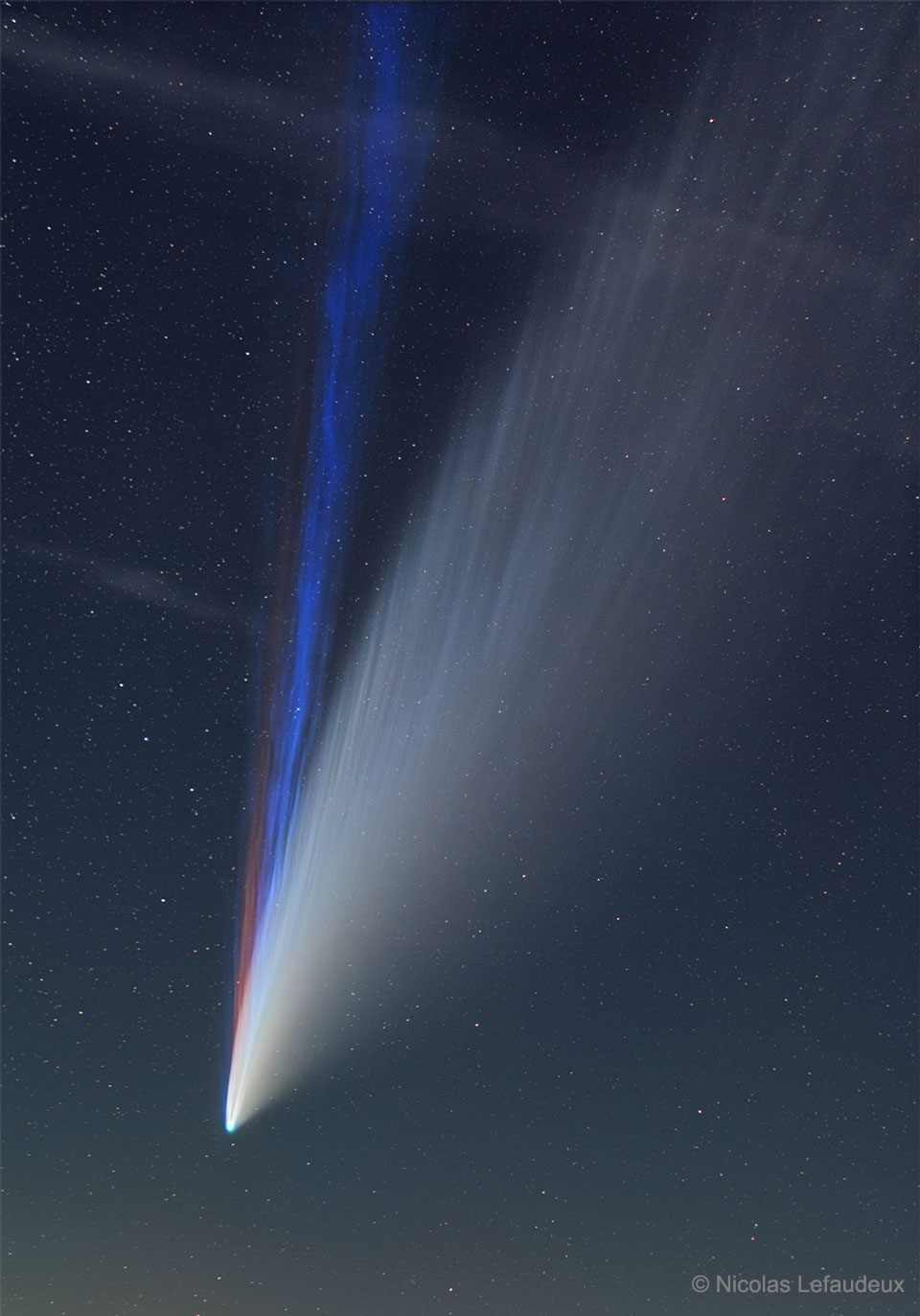 APOD: 2021 March 8 – Three Tails of Comet NEOWISE