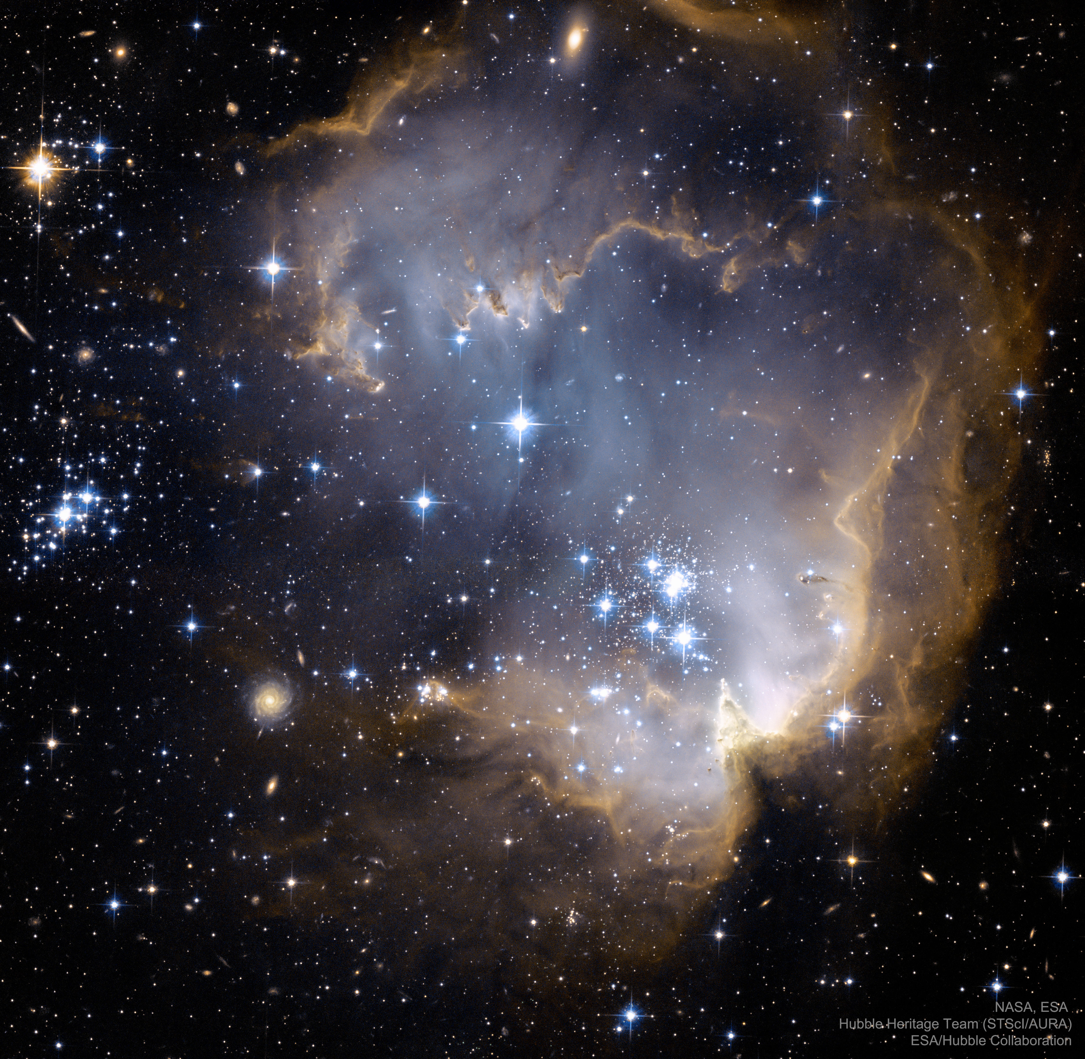 APOD: 2021 May 16 – NGC 602 and Beyond