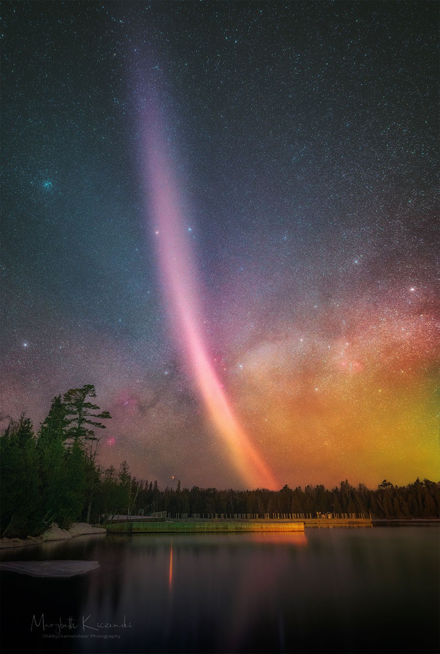 STEVE over Copper Harbor — APOD for 2021-05-05