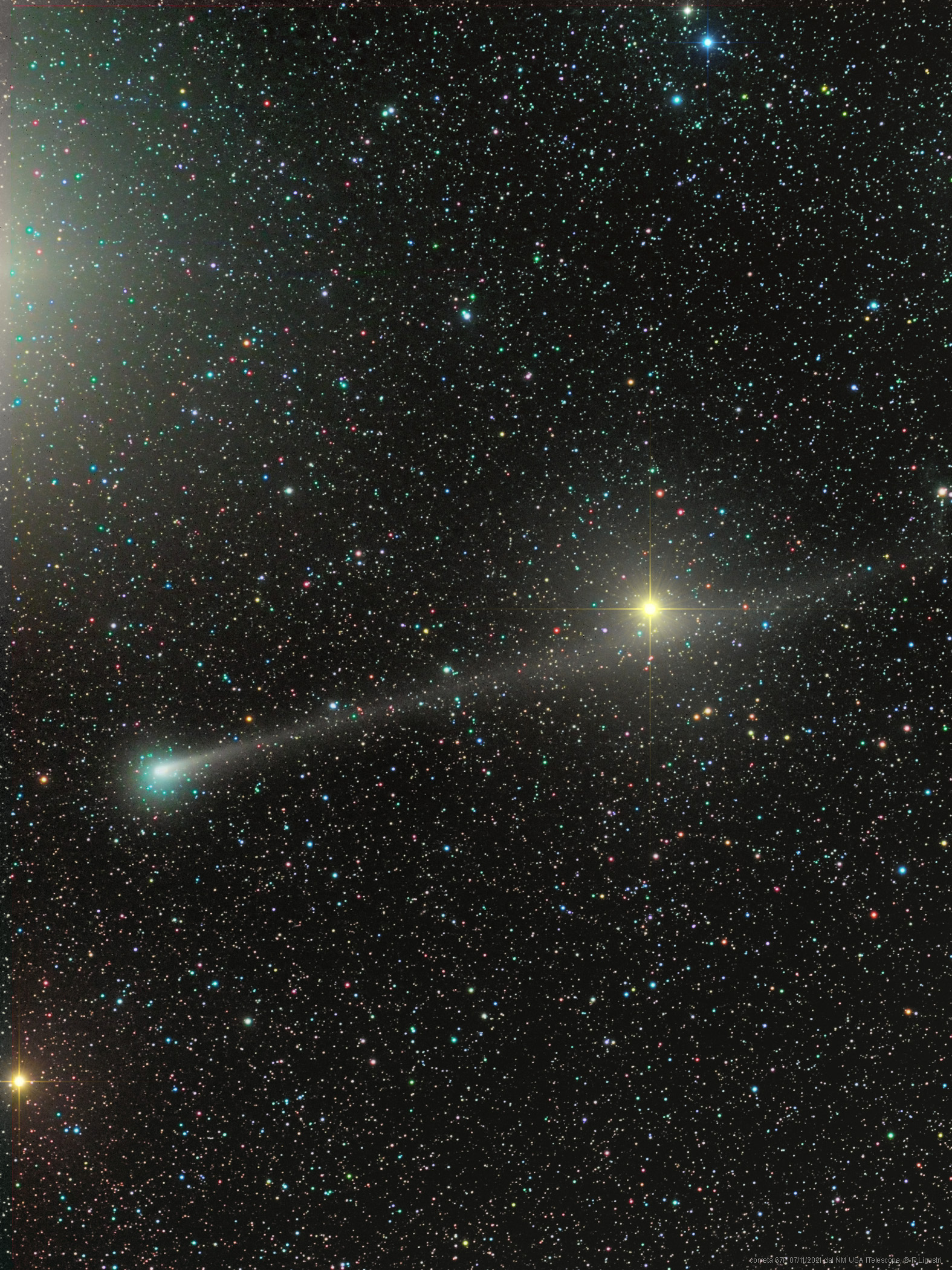 APOD: 2021 November 13 – Rosetta’s Comet in Gemini
