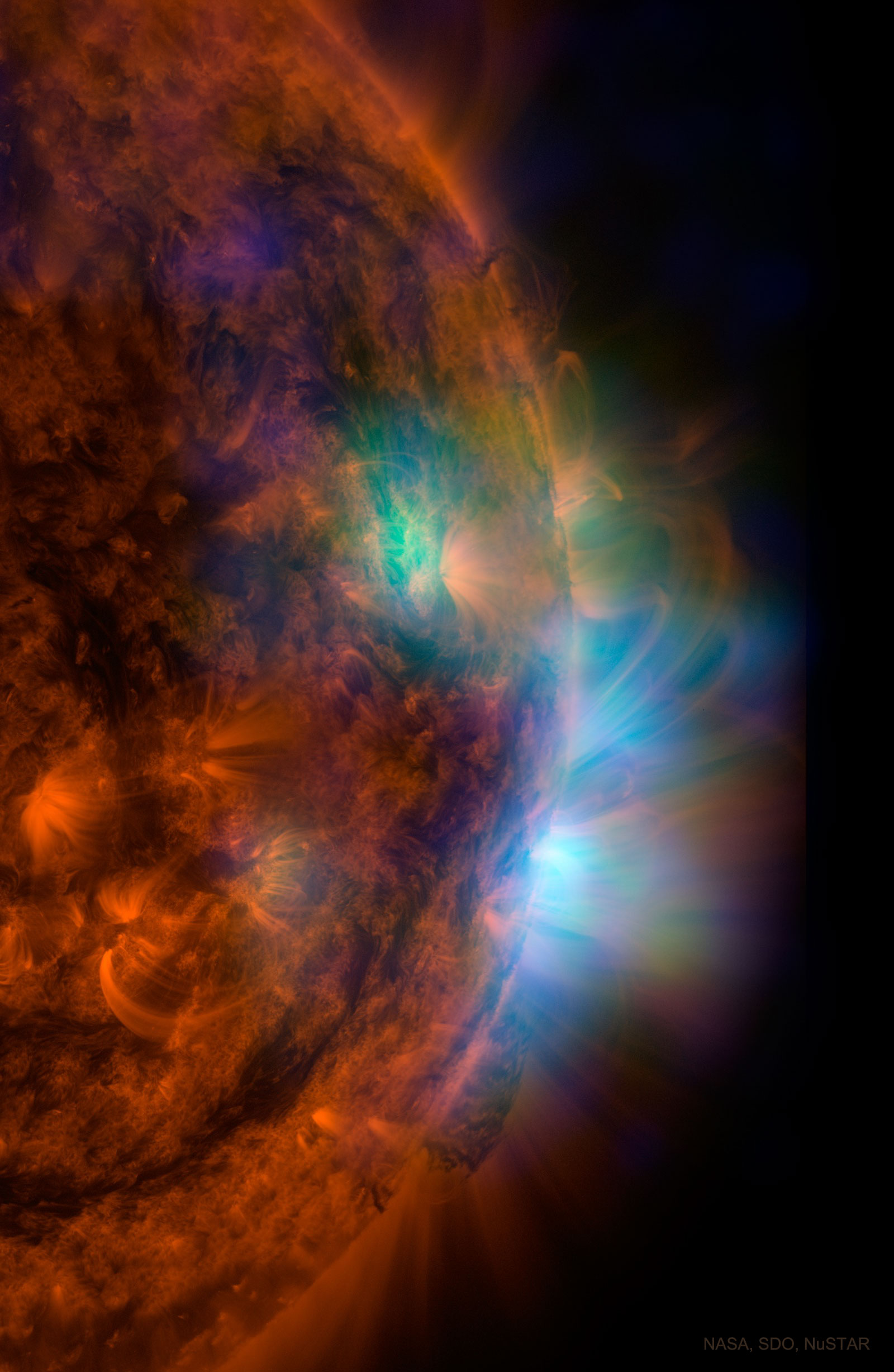 APOD: 2021 November 23 – The Sun in X-rays from NuSTAR