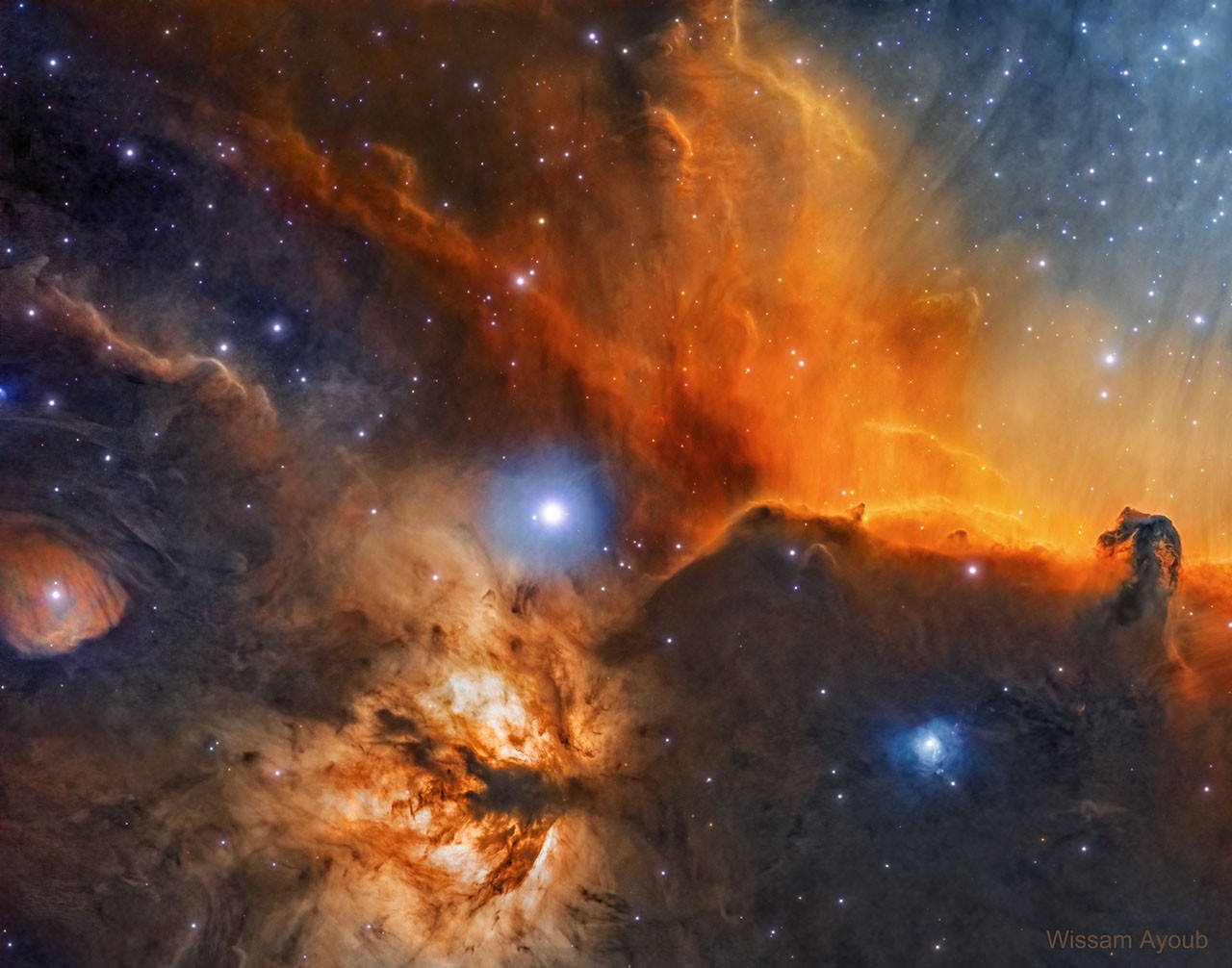 The Horsehead and Flame Nebulas — APOD for 2021-11-03