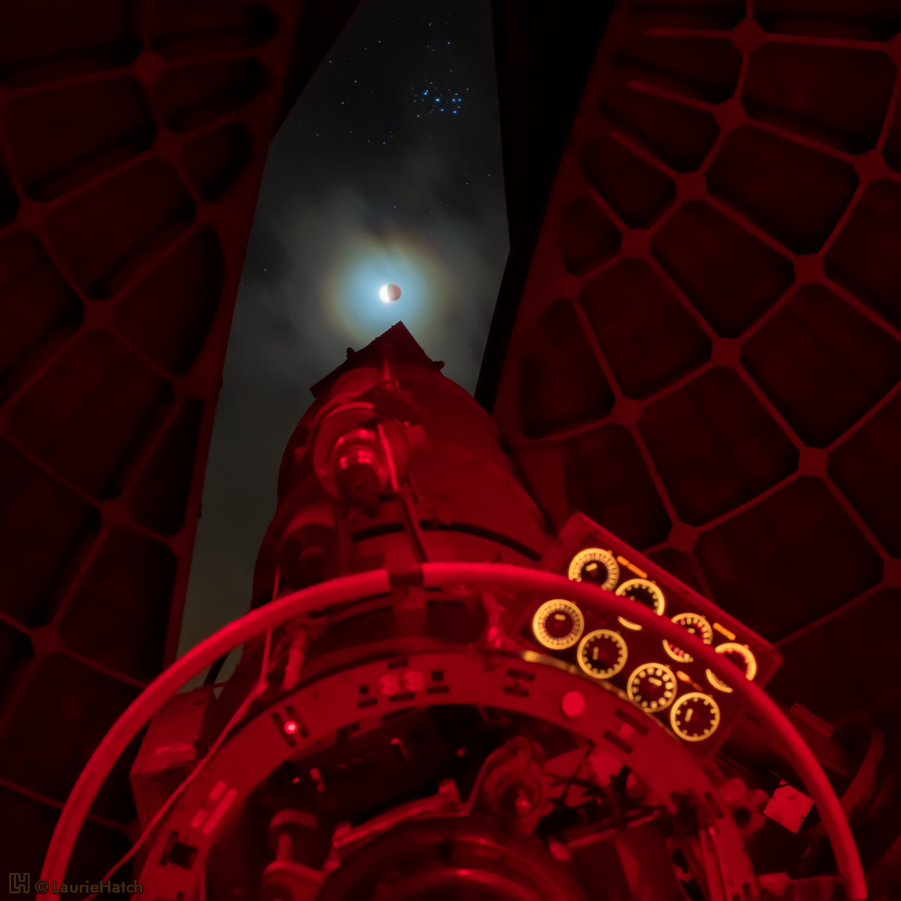APOD: 2021 November 26 – Great Refractor and Lunar Eclipse