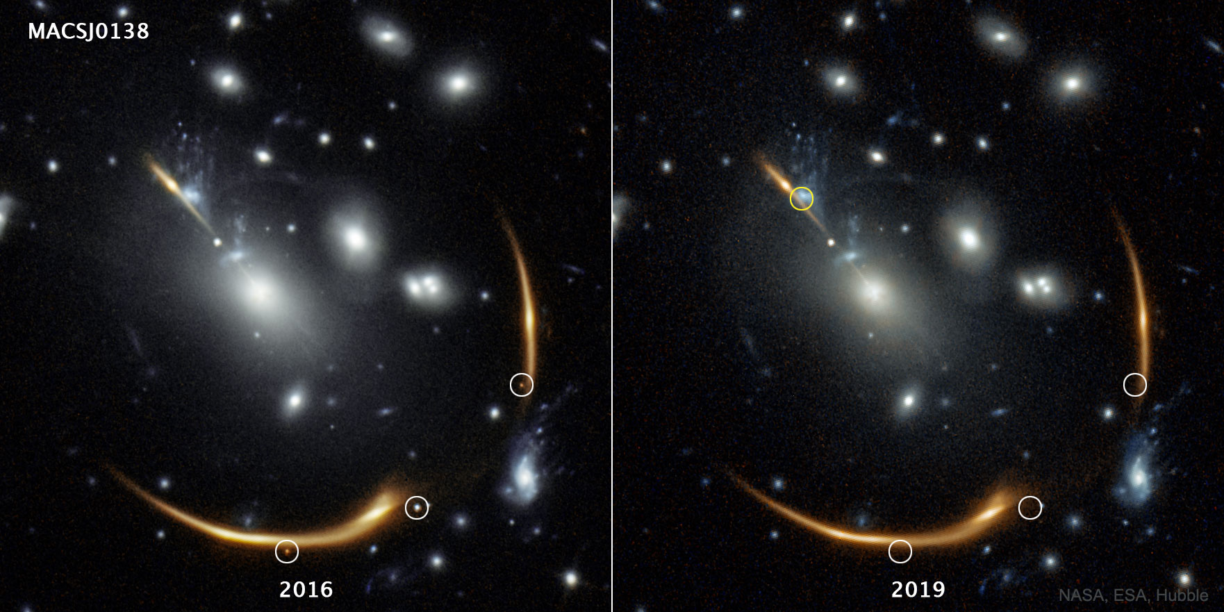 APOD: 2021 November 2 – SN Requiem: A Supernova Seen Three Times So Far