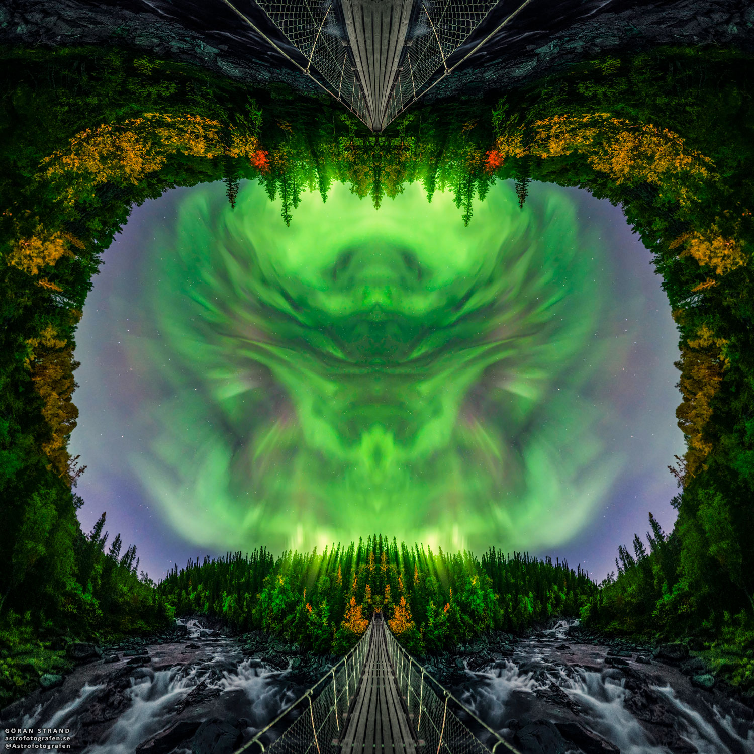 APOD: 2021 October 30 – A Rorschach Aurora