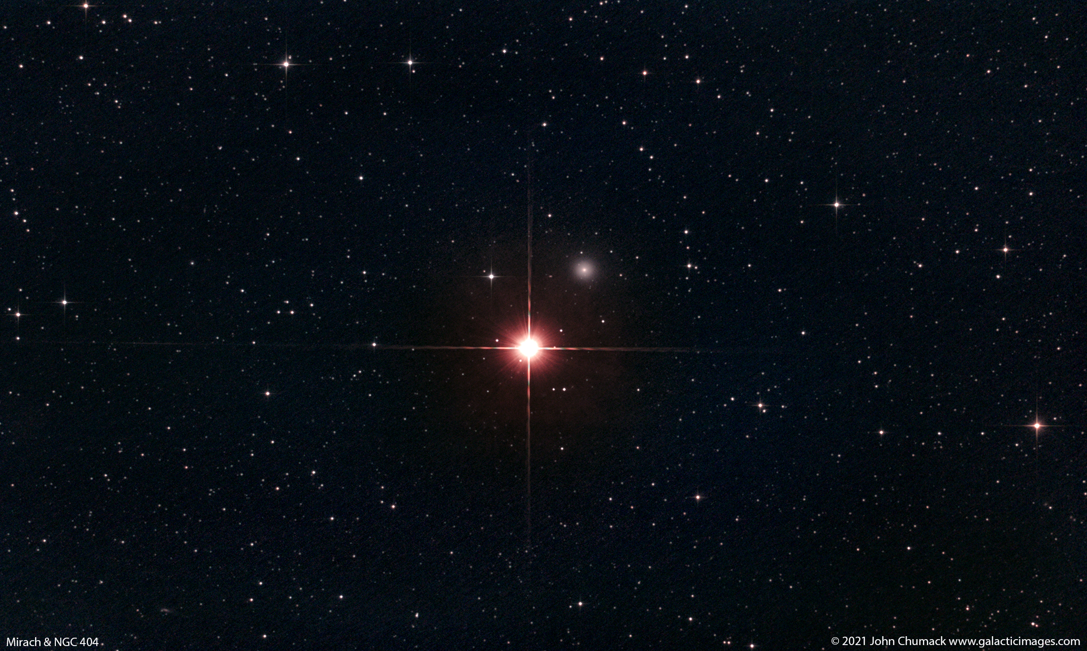 APOD: 2021 October 28 – Mirach’s Ghost