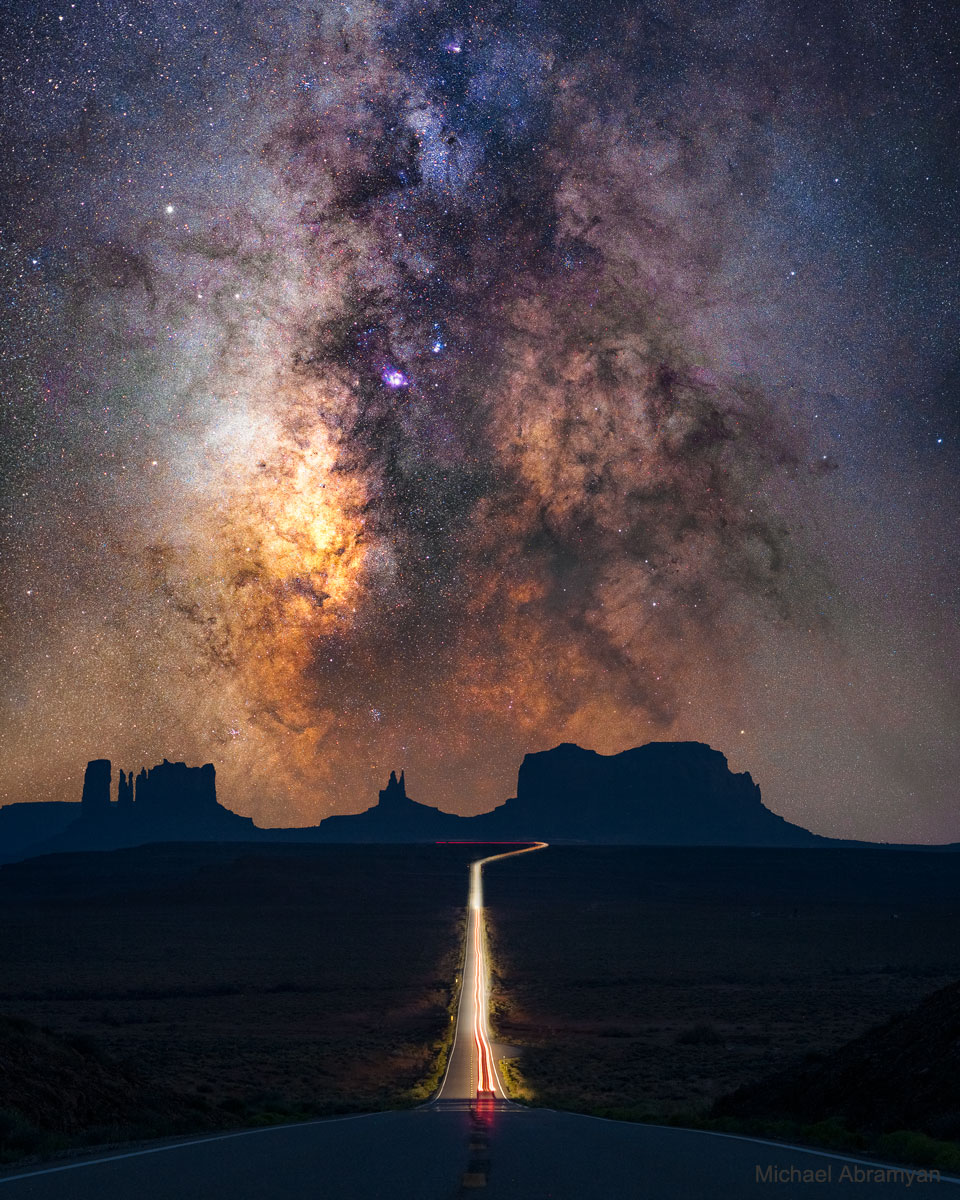 APOD: 2021 October 25 – Road to the Galactic Center