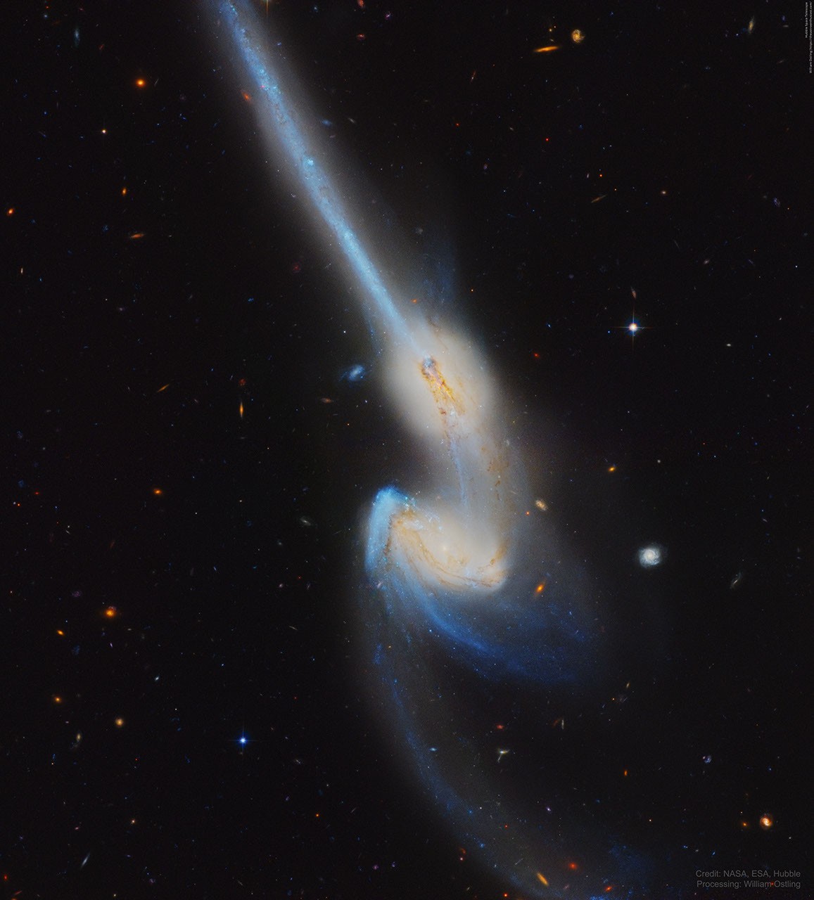 NGC 4676: When Mice Collide — APOD for 2021-10-04