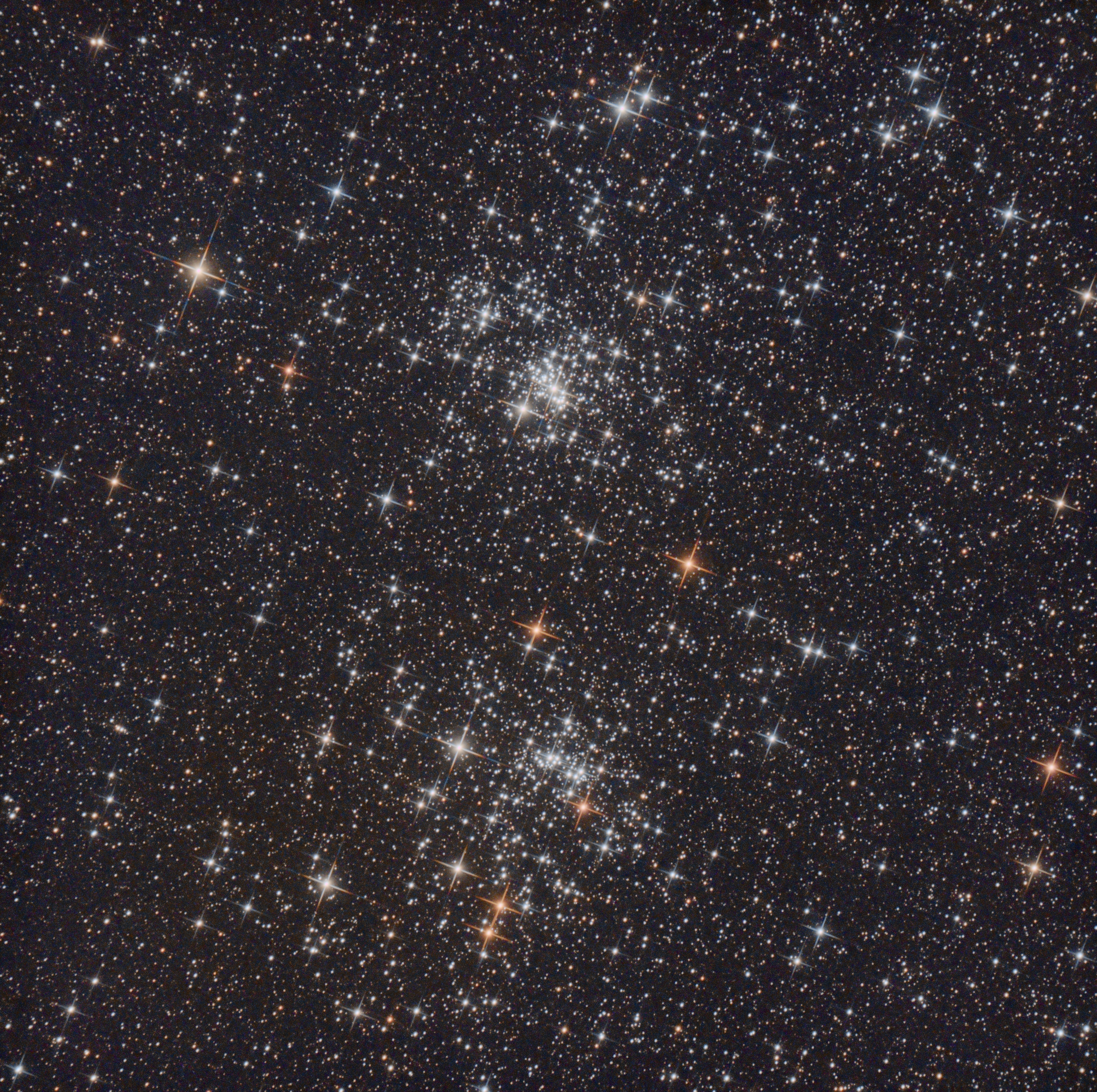 APOD: 2021 October 8 – The Double Cluster in Perseus