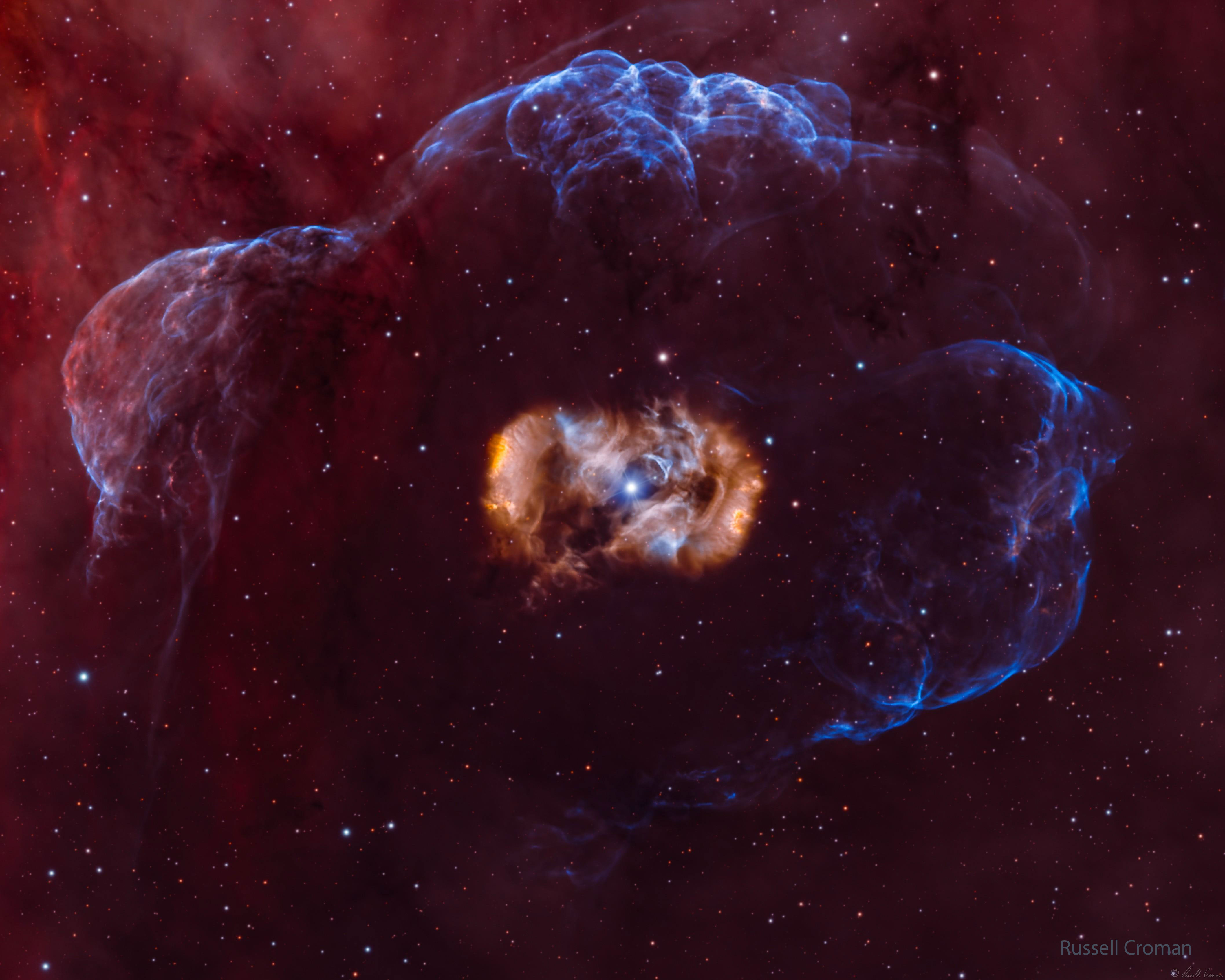 APOD: 2022 December 26 – NGC 6164: Dragon’s Egg Nebula and Halo