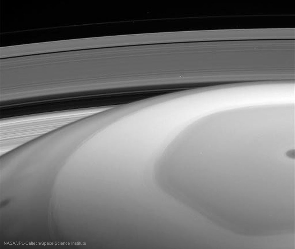 APOD: 2022 December 23 – Cassini Looks Out from Saturn
