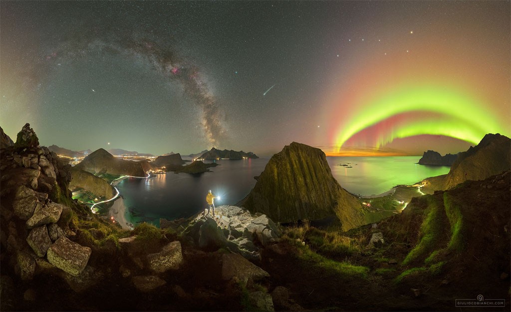 An Artful Sky over Lofoten Islands — APOD for 2022-12-13