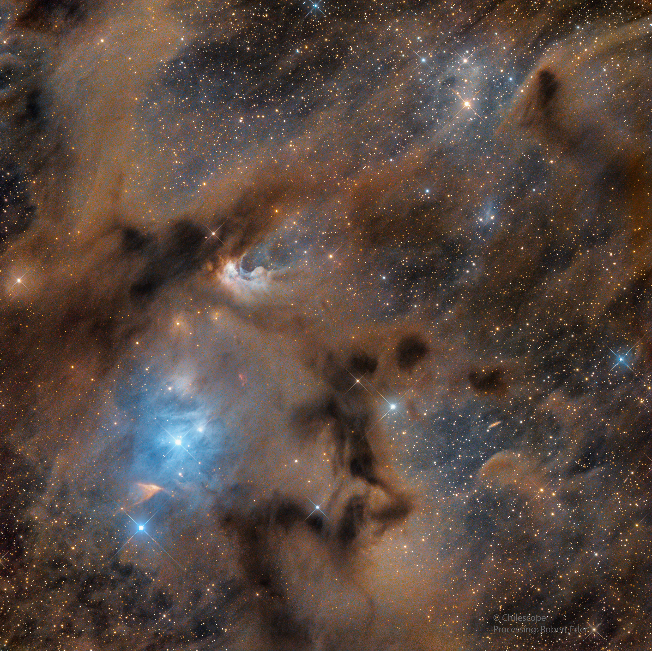 APOD: 2022 February 17 – Chamaeleon I Molecular Cloud