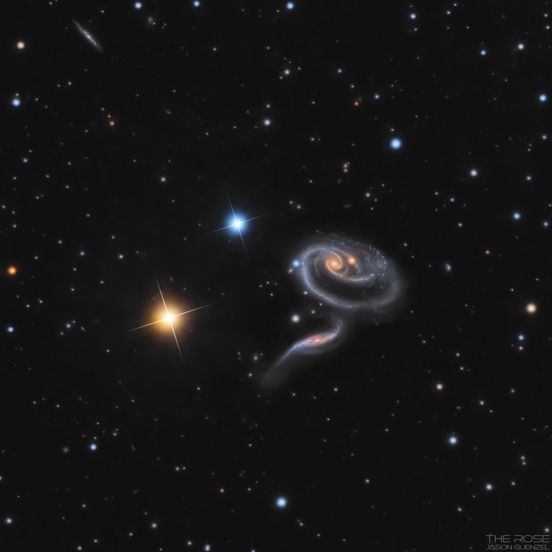 APOD: 2022 February 19 – Peculiar Galaxies of Arp 273