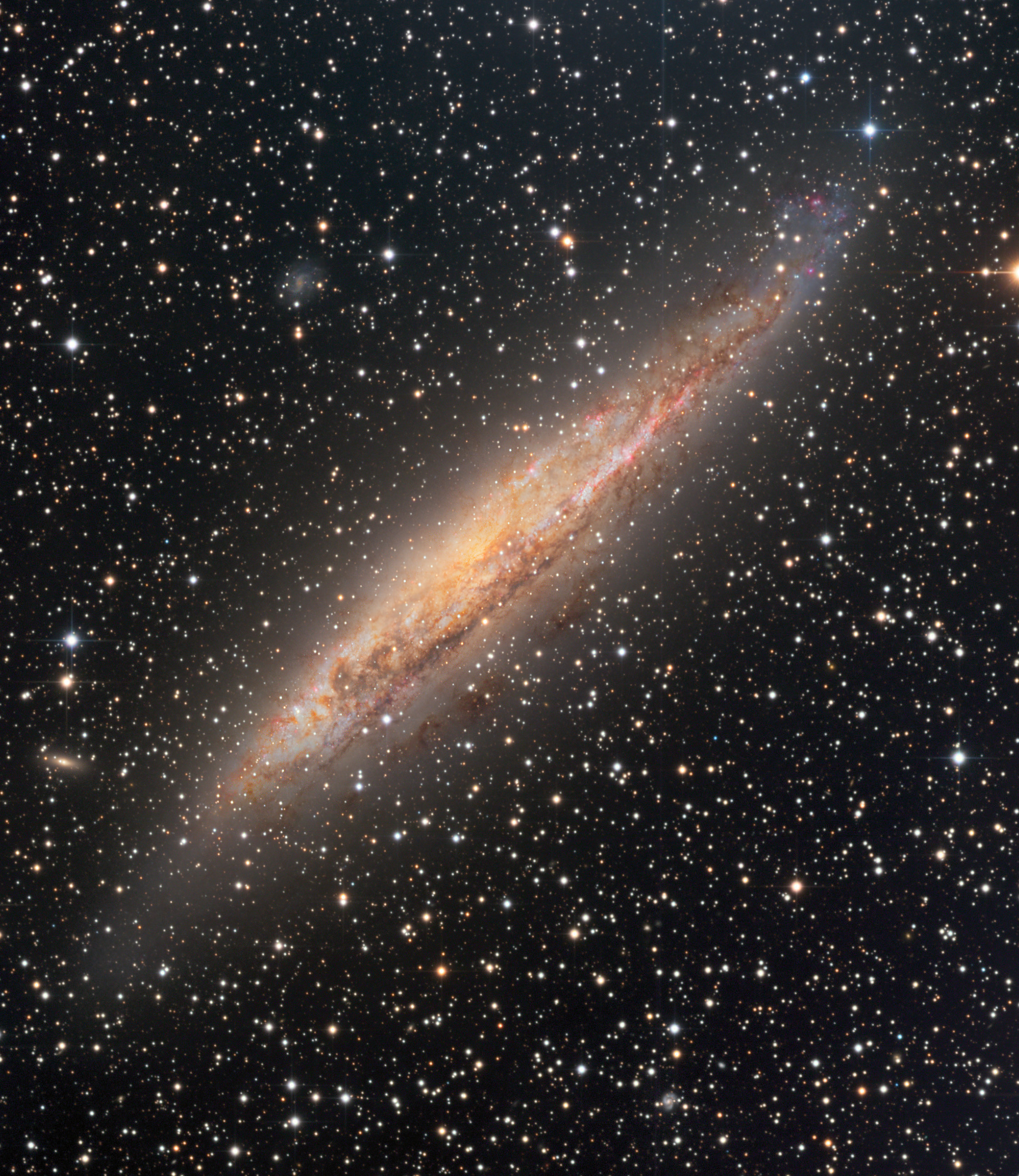 APOD: 2022 February 26 – Nearby Spiral Galaxy NGC 4945