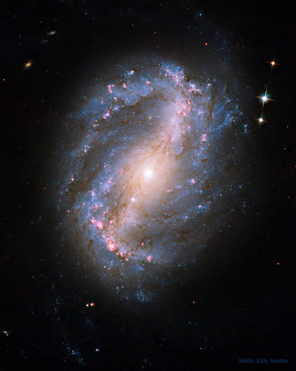 Barred Spiral Galaxy NGC 6217 — APOD for 2022-02-21
