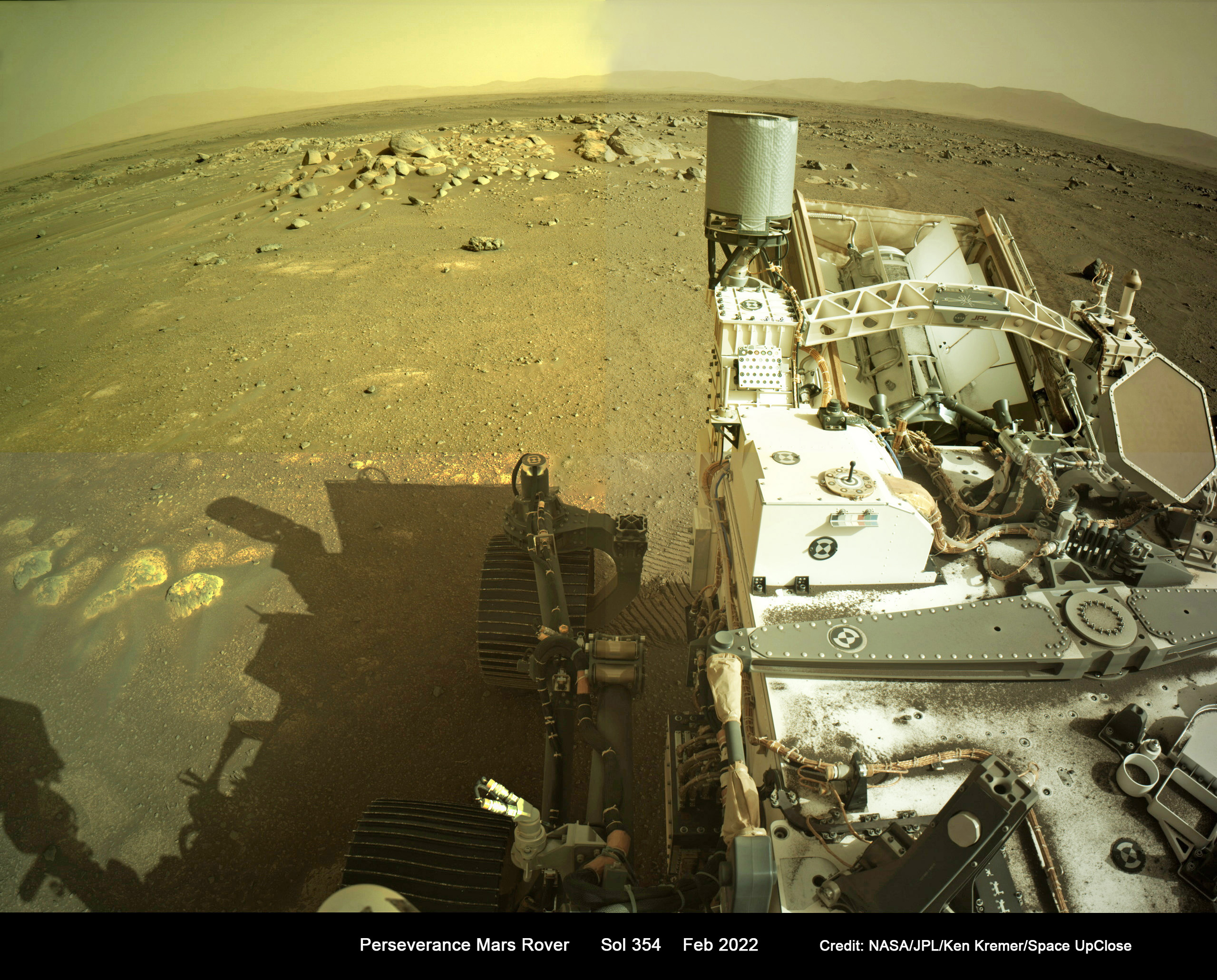 APOD: 2022 February 25 – Perseverance Sol 354