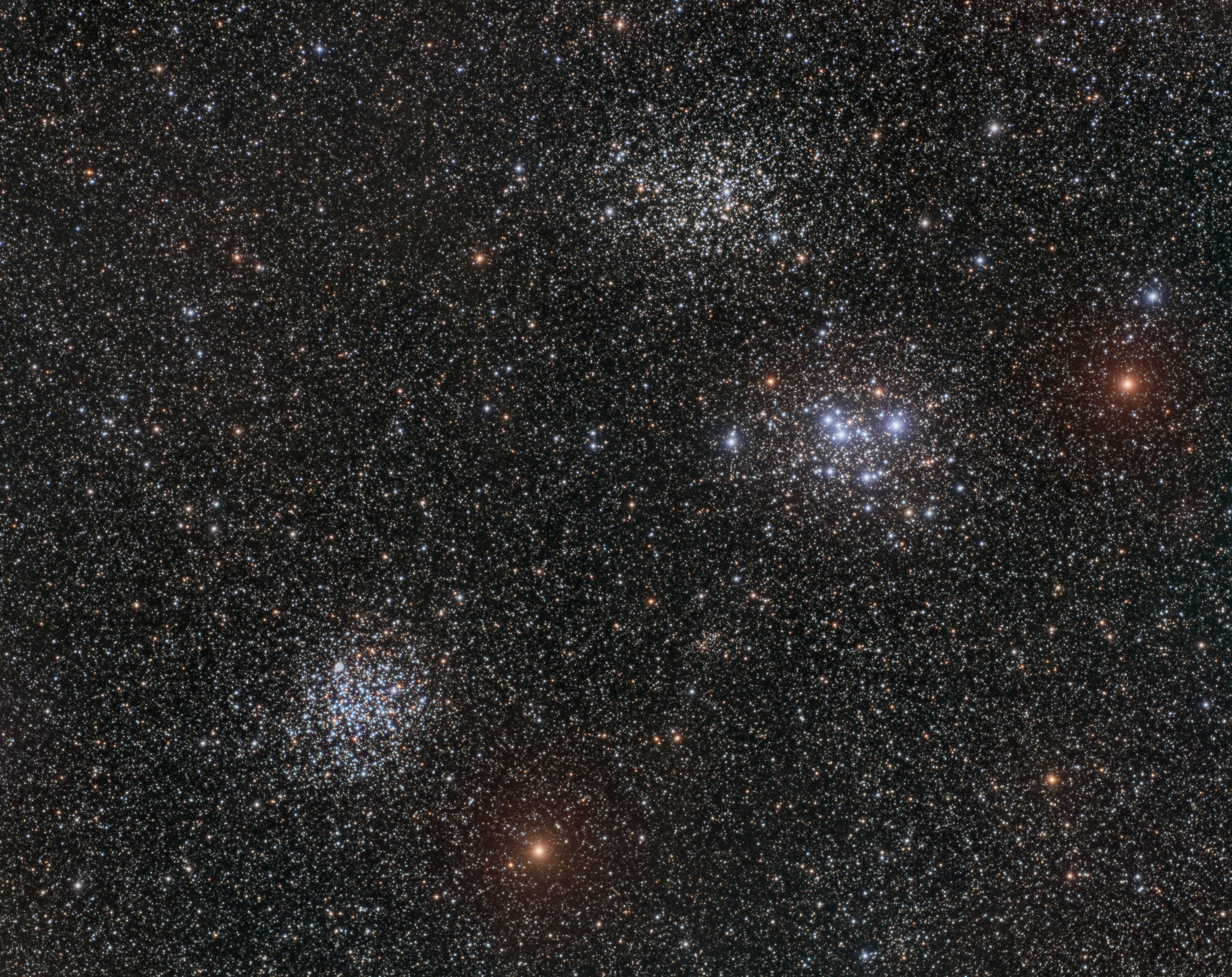 APOD: 2022 February 18 – Three Clusters in Puppis