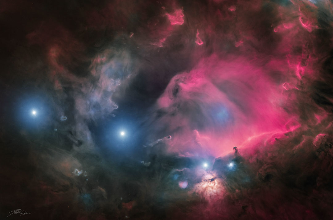 APOD: 2022 January 11 – Orions Belt Region in Gas and Dust