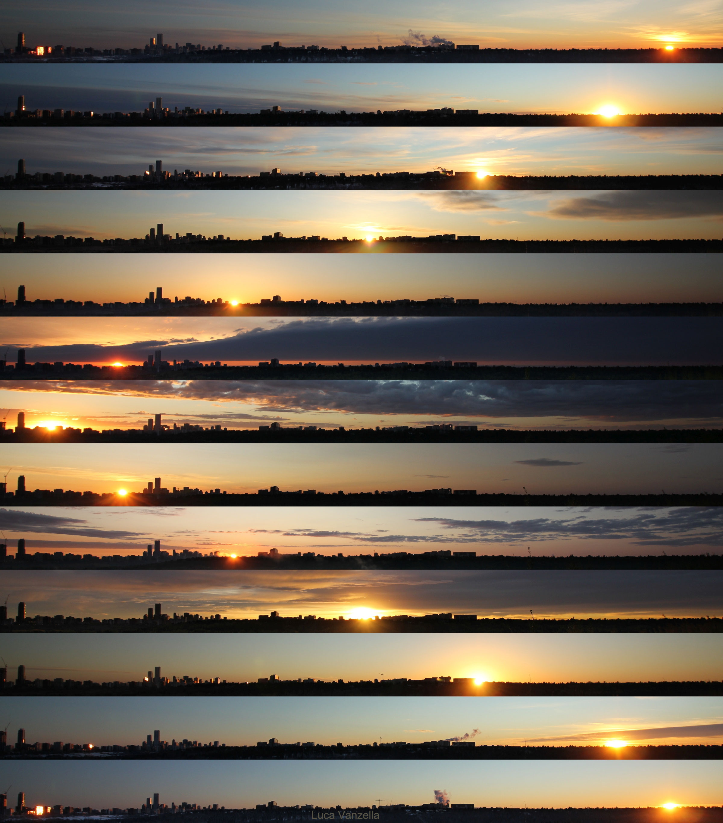 APOD: 2022 January 5 – A Year of Sunrises