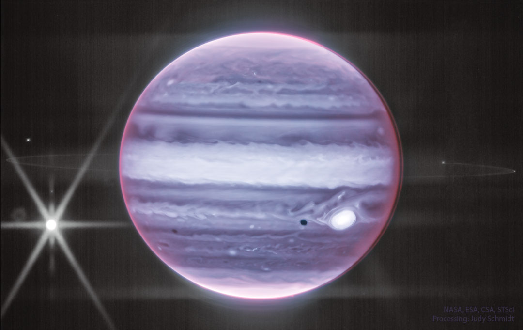 APOD: 2022 July 20 – Jupiter and Ring in Infrared from Webb