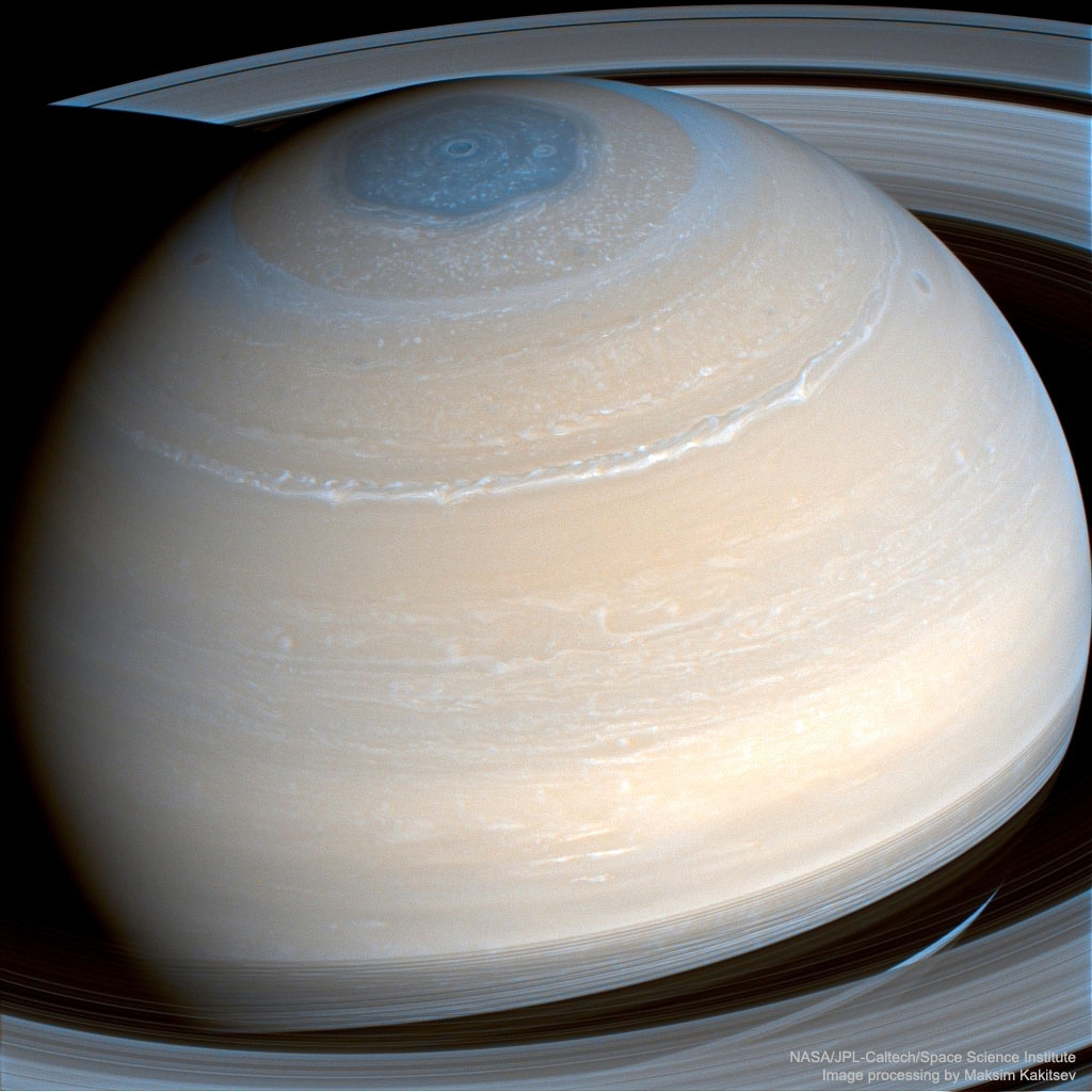 APOD: 2022 July 24 – Saturn in Infrared from Cassini