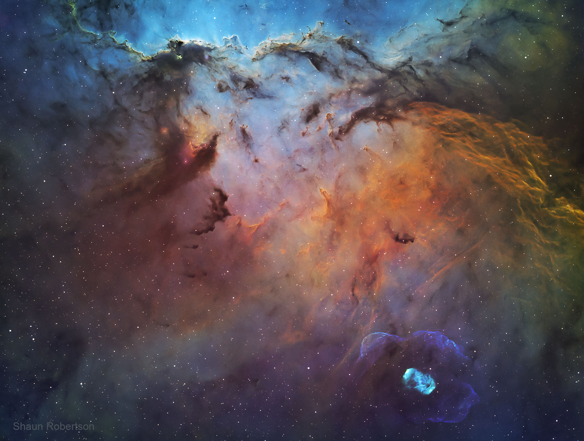APOD: 2022 June 7 – NGC 6188: Dragons of Ara