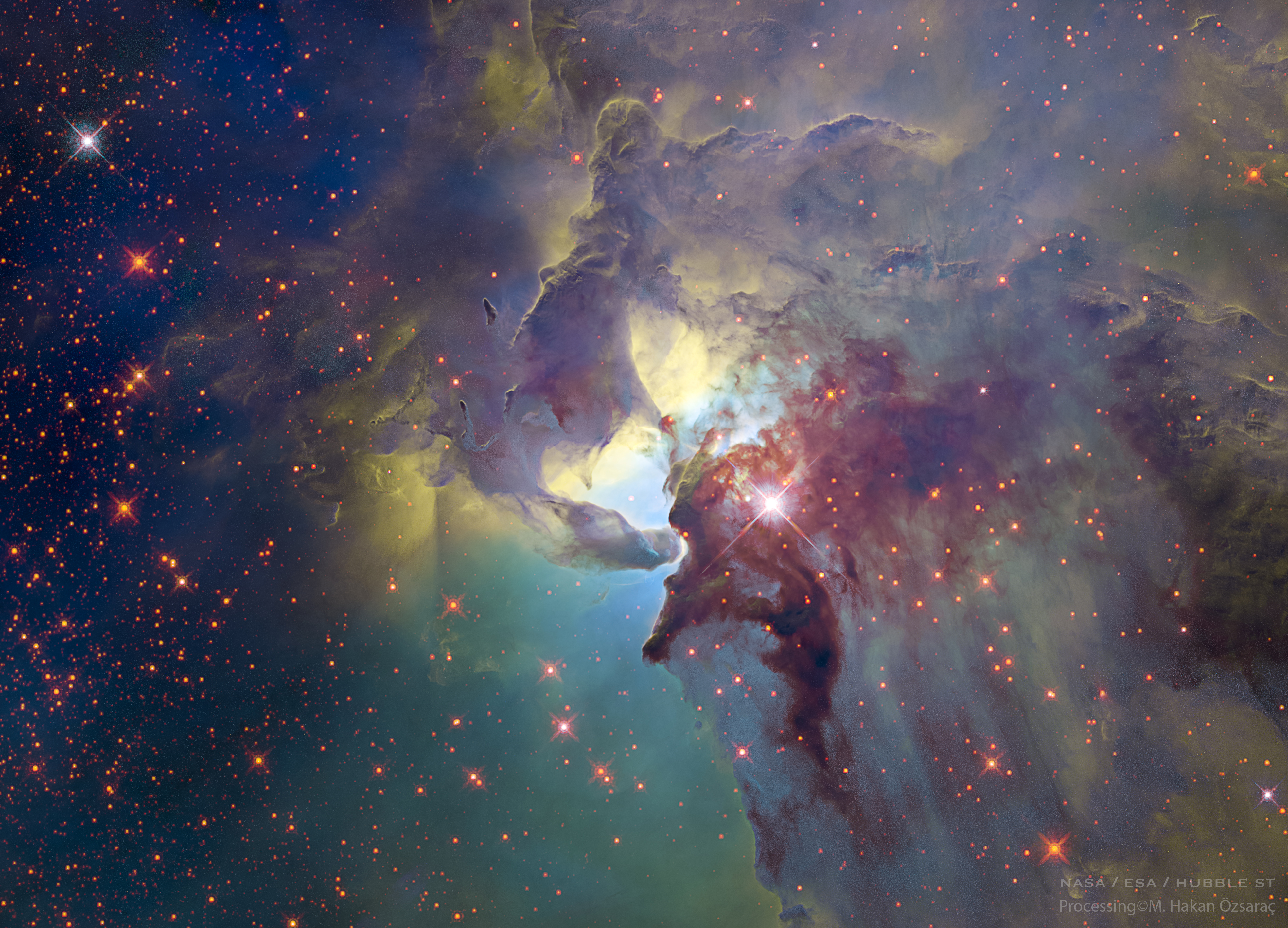 APOD: 2022 May 25 – The Lively Center of the Lagoon Nebula