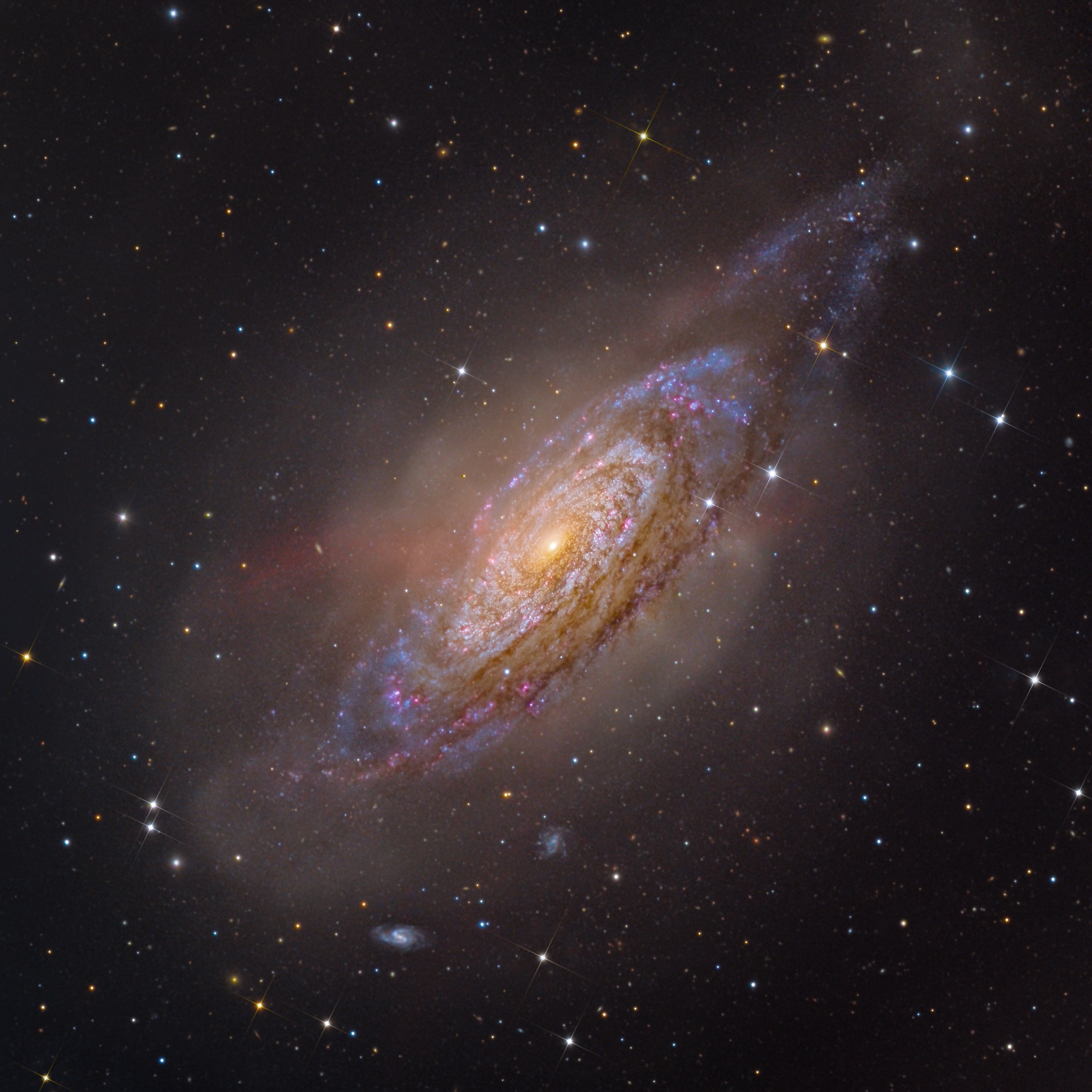 APOD: 2022 May 5 – NGC 3521: Galaxy in a Bubble