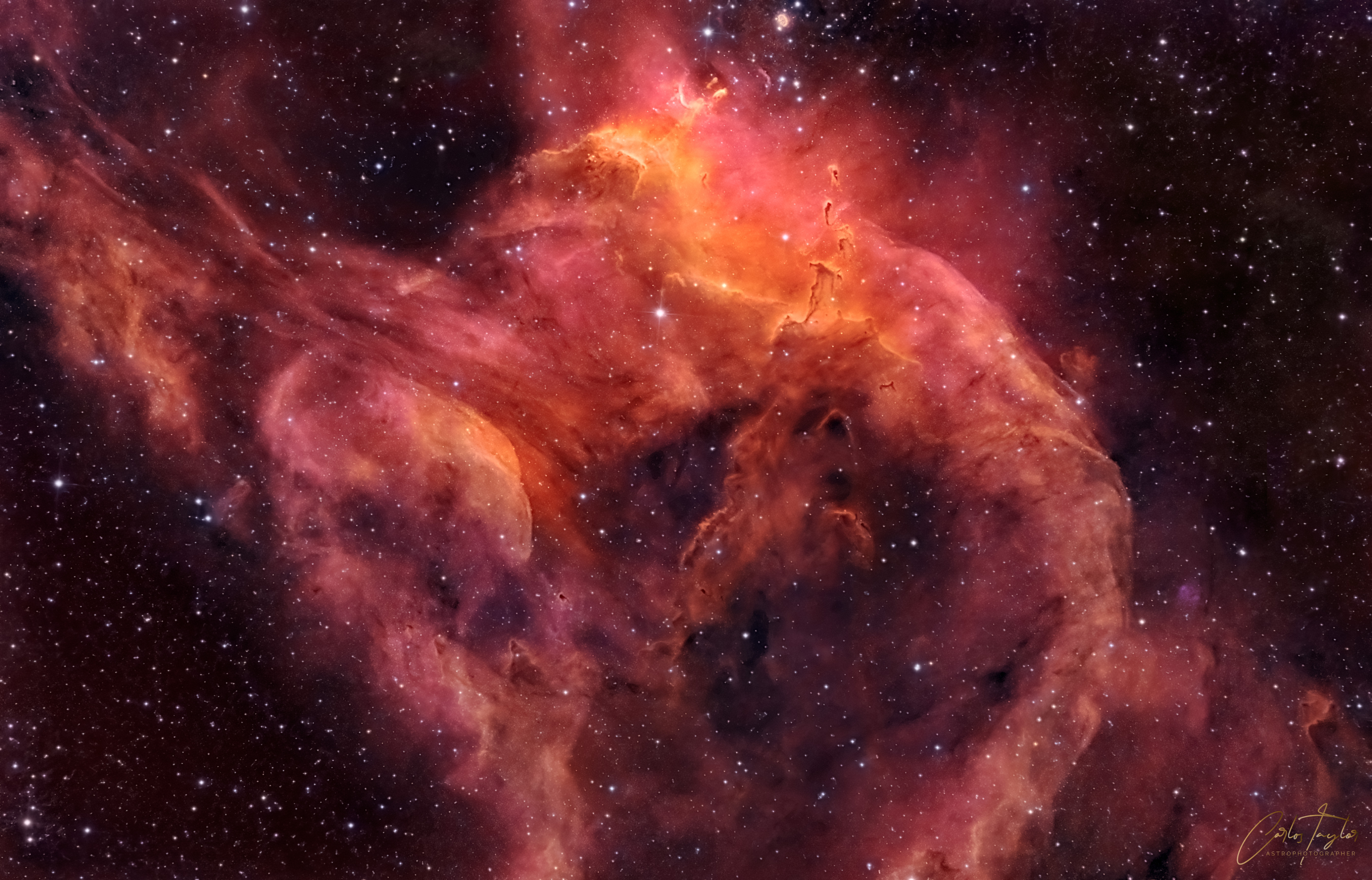 APOD: 2022 May 6 – NGC 3572 and the Southern Tadpoles