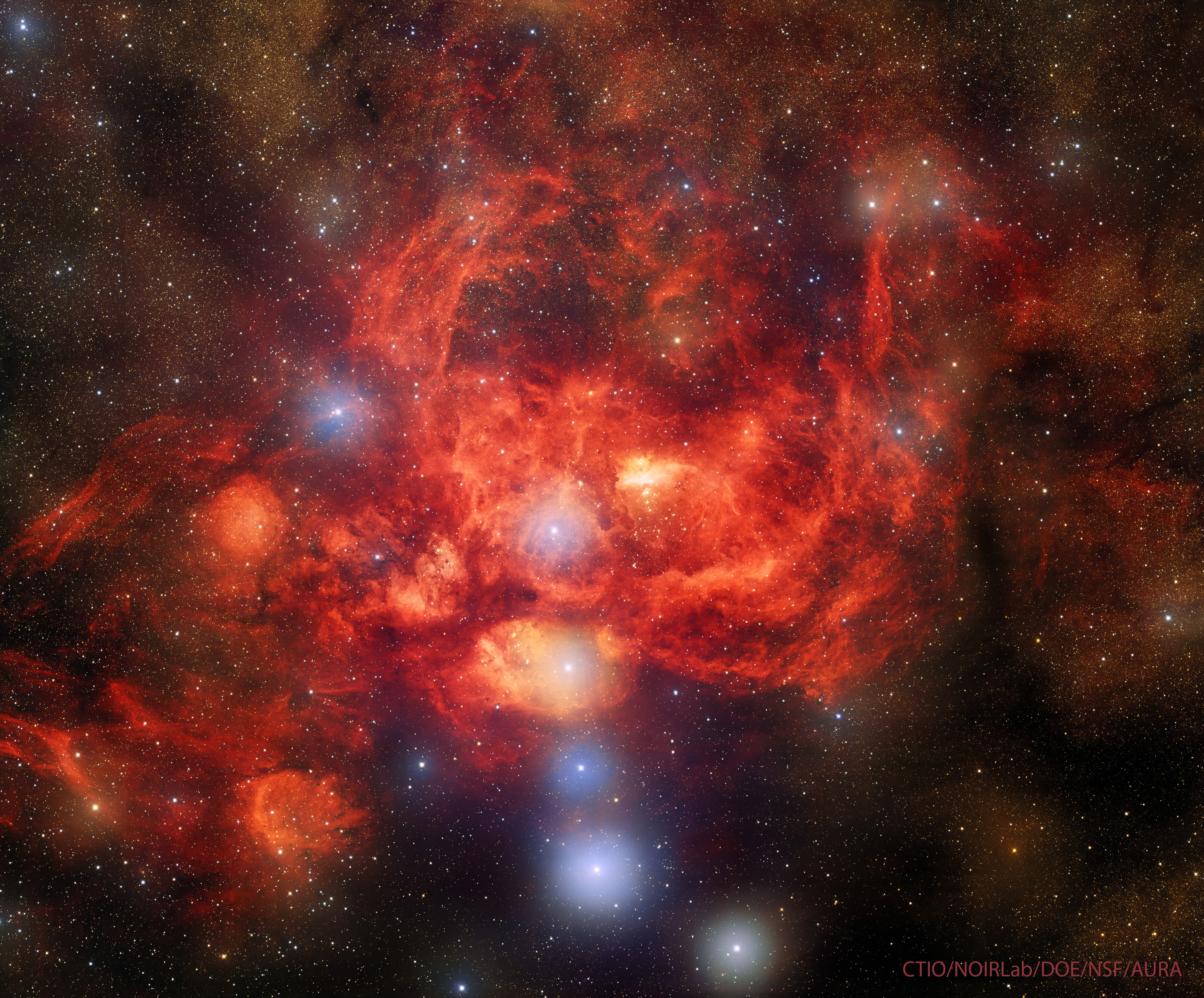 APOD: 2022 November 1 – NGC 6357: The Lobster Nebula